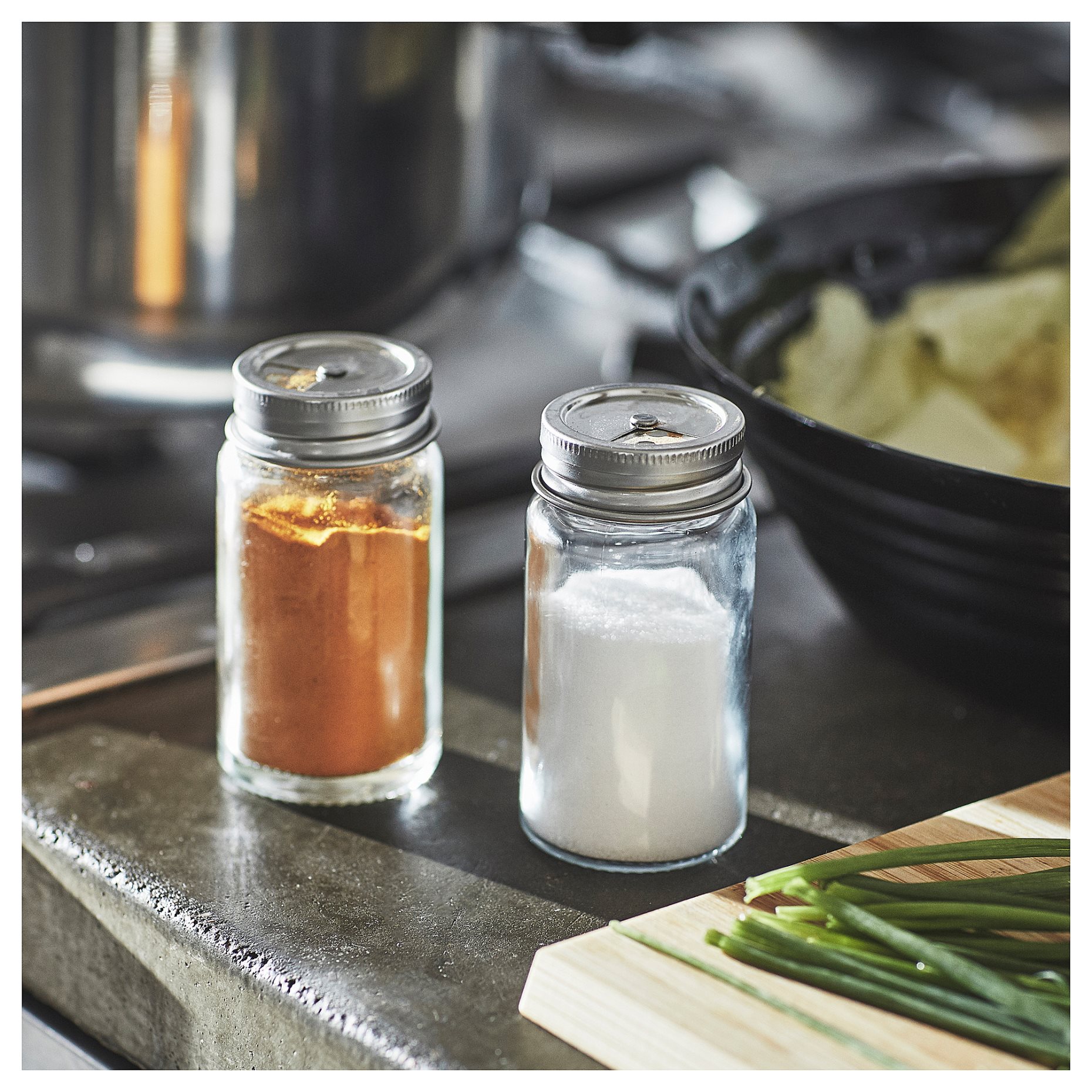CITRONHAJ, salt and pepper shakers/2 pack, 8 cm, 405.532.11