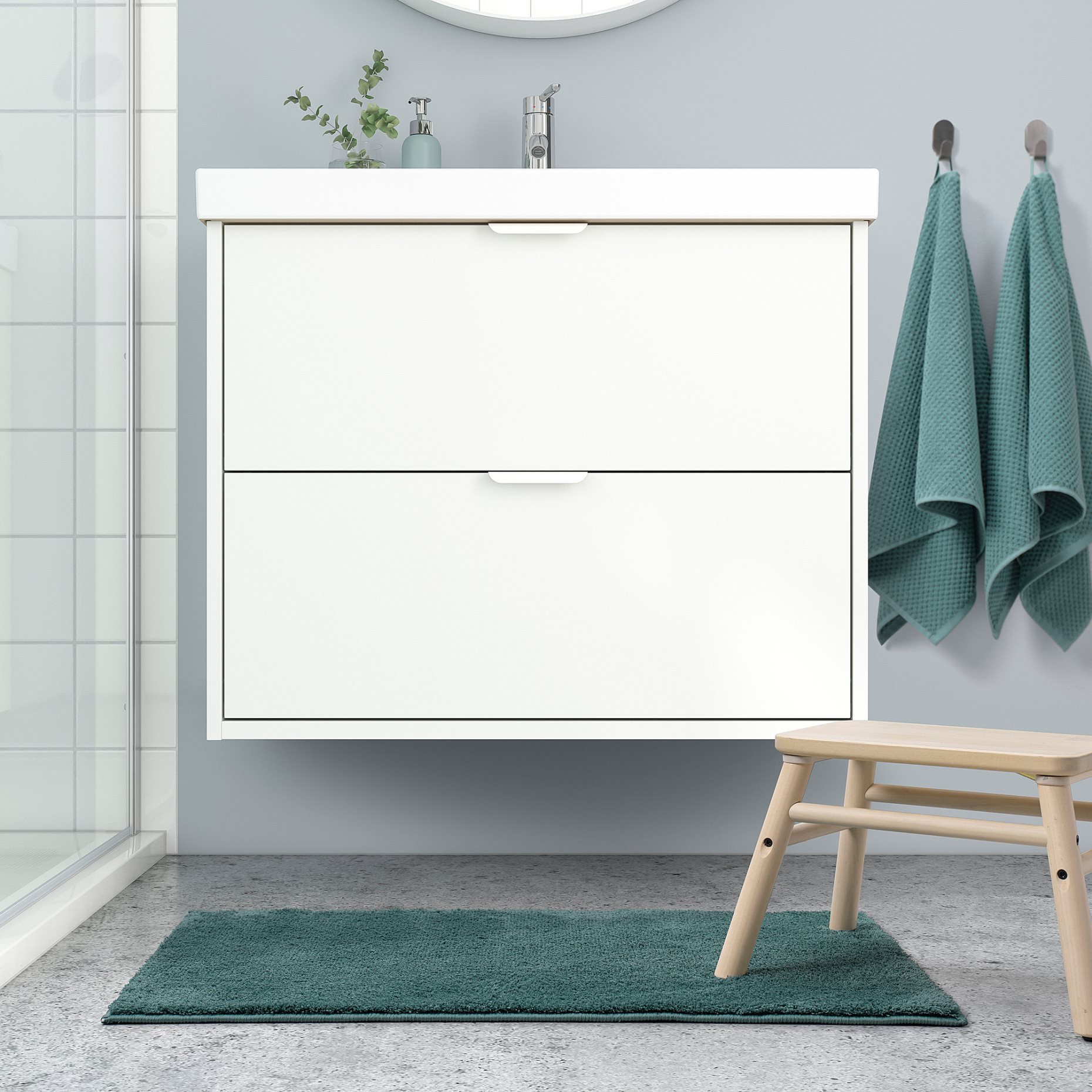 BACKMÅRA, bath mat, 50x80 cm, 406.031.69