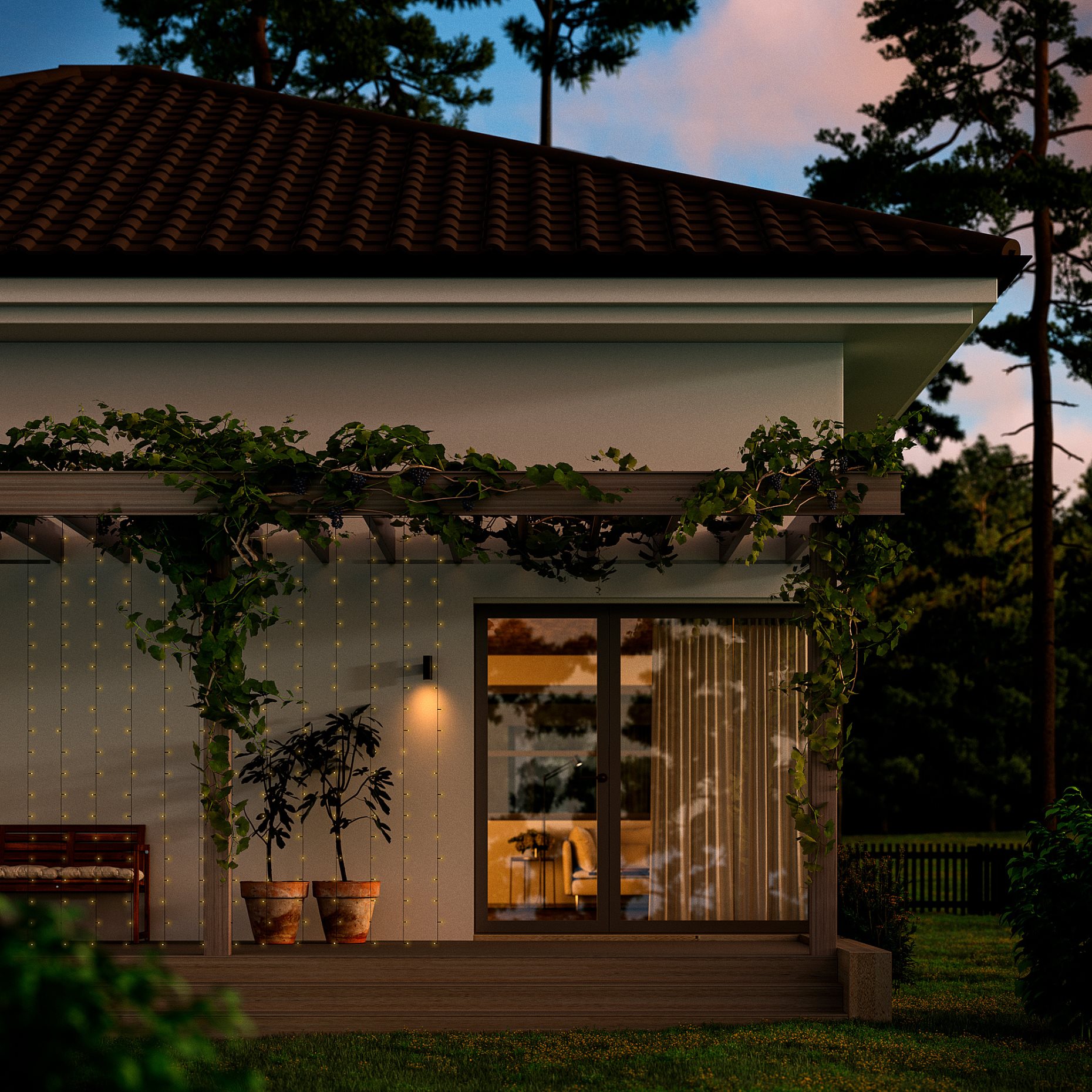 GETKÅL, lighting curtain with built in LED light source/outdoor, 8 m, 406.094.30
