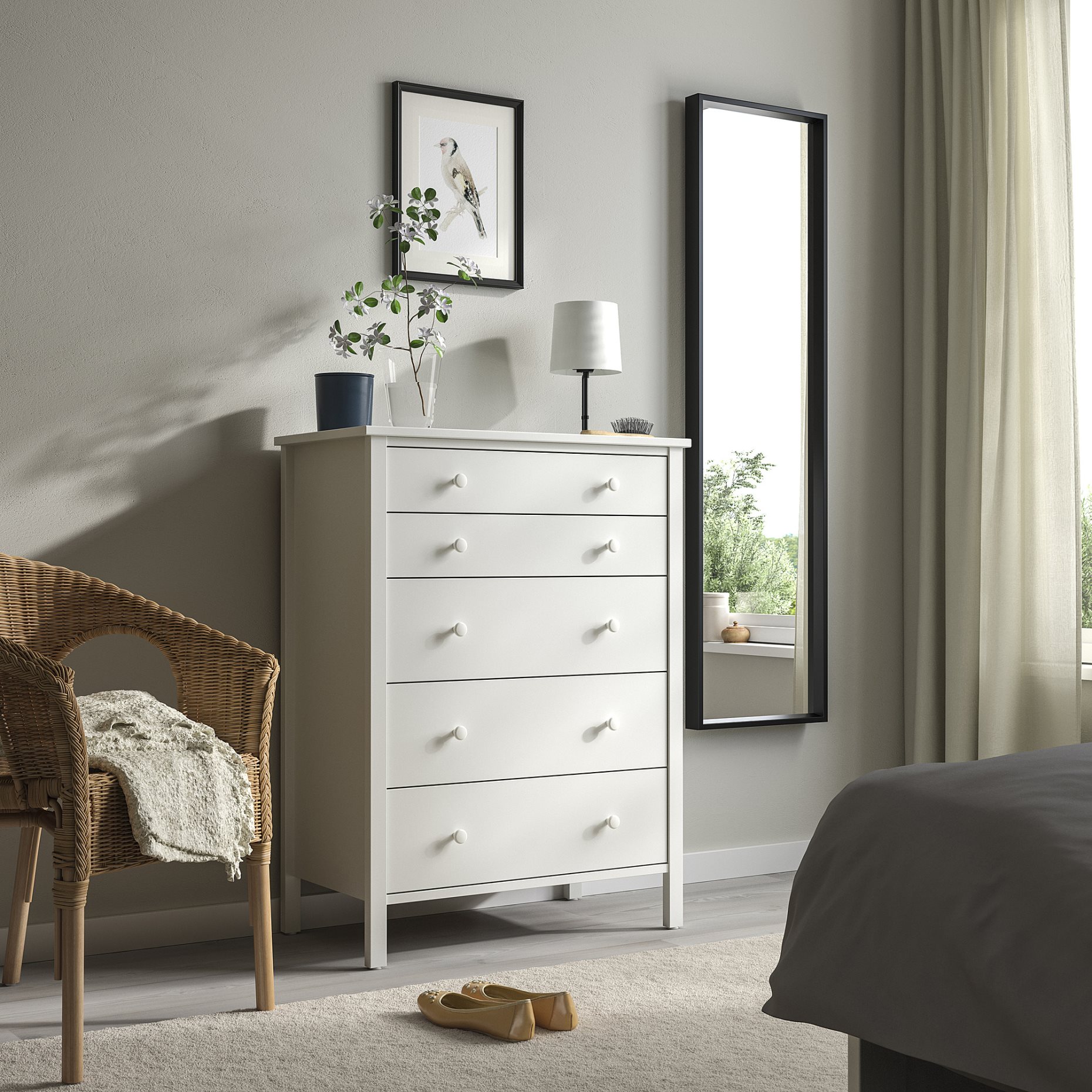 KILBERGET, chest of 5 drawers, 76x102 cm, 406.099.15