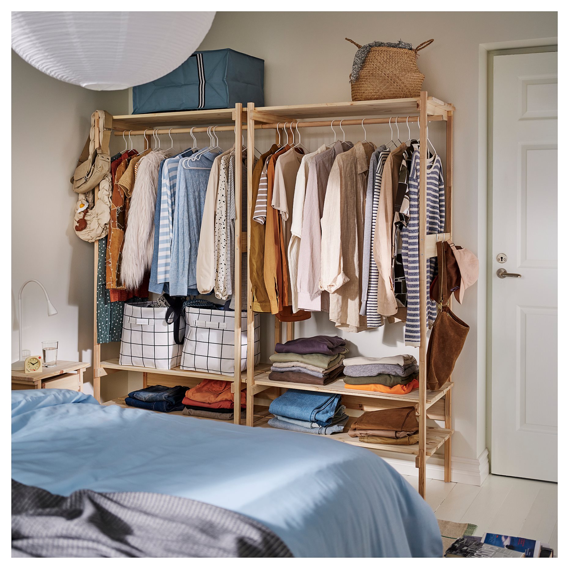 KRONÖREN, open wardrobe, 90x49x181 cm, 406.108.05