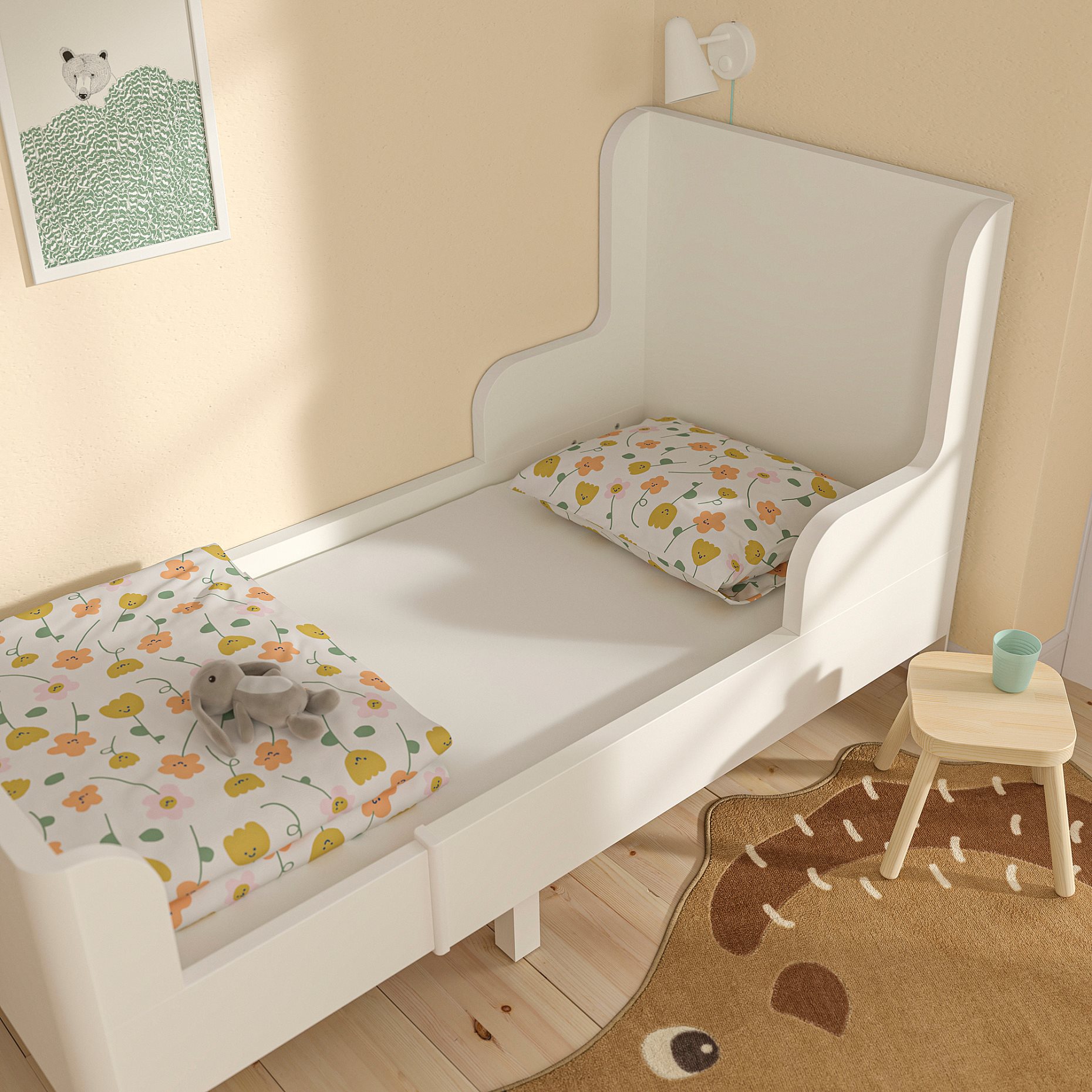 BARNDRÖM, fitted sheet for extendable bed, 80x165 cm, 406.228.46