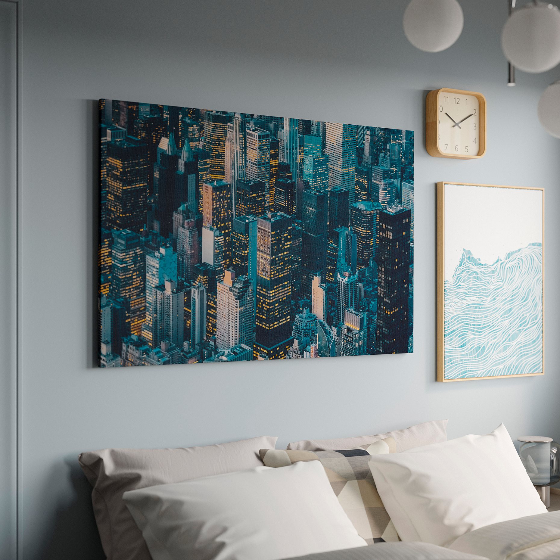 PJÄTTERYD, picture/big city, 118x78 cm, 406.234.69