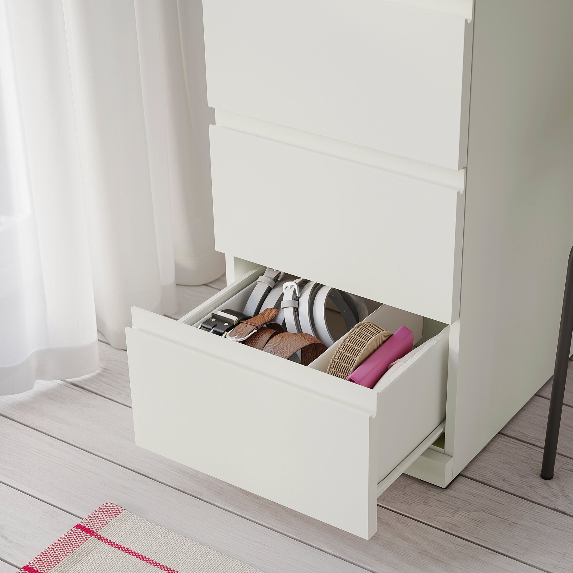 STORKLINTA, chest of 5 drawers, 40x50x120 cm, 406.275.42