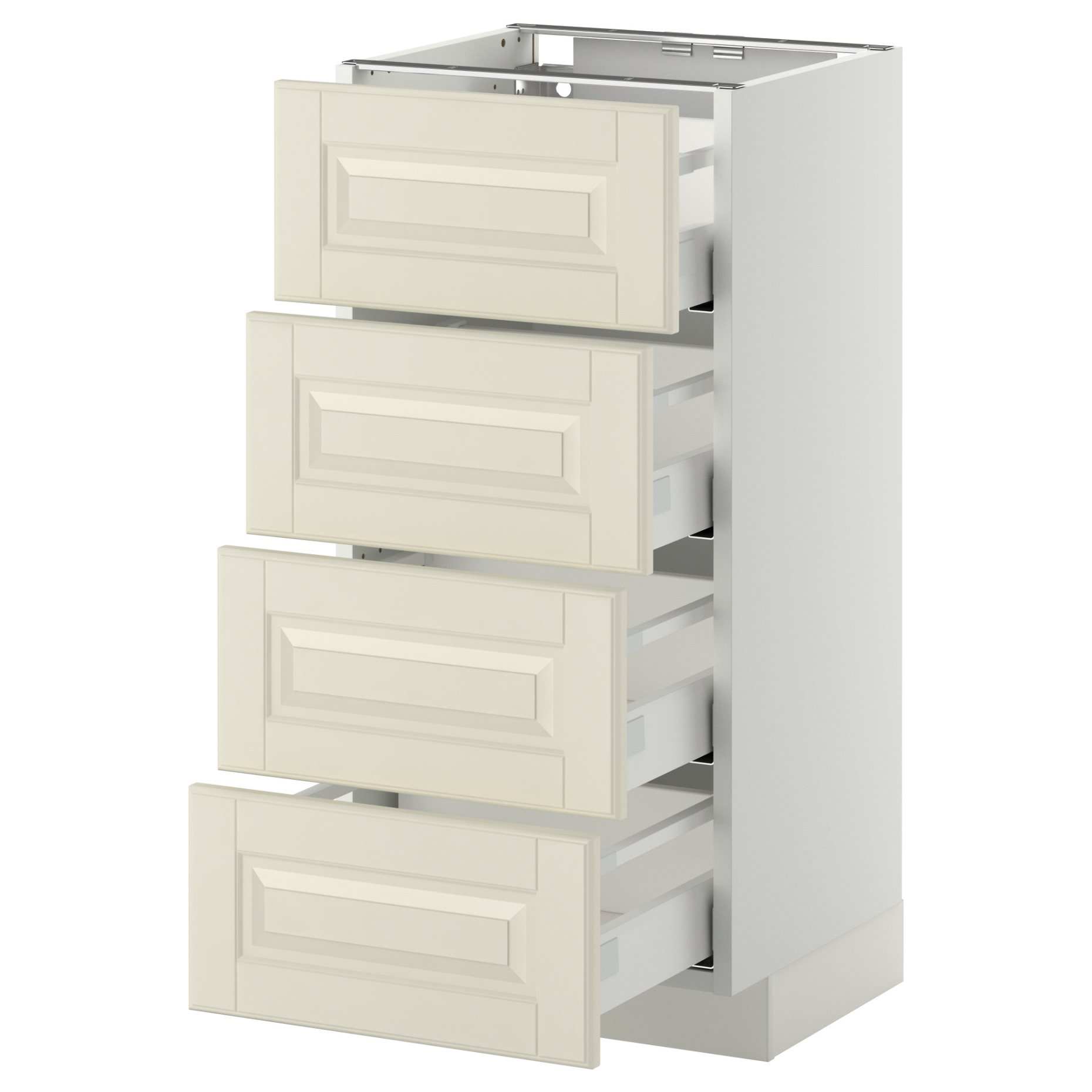 METOD/MAXIMERA, base cabinet 4 fronts/4 drawers, 491.098.24