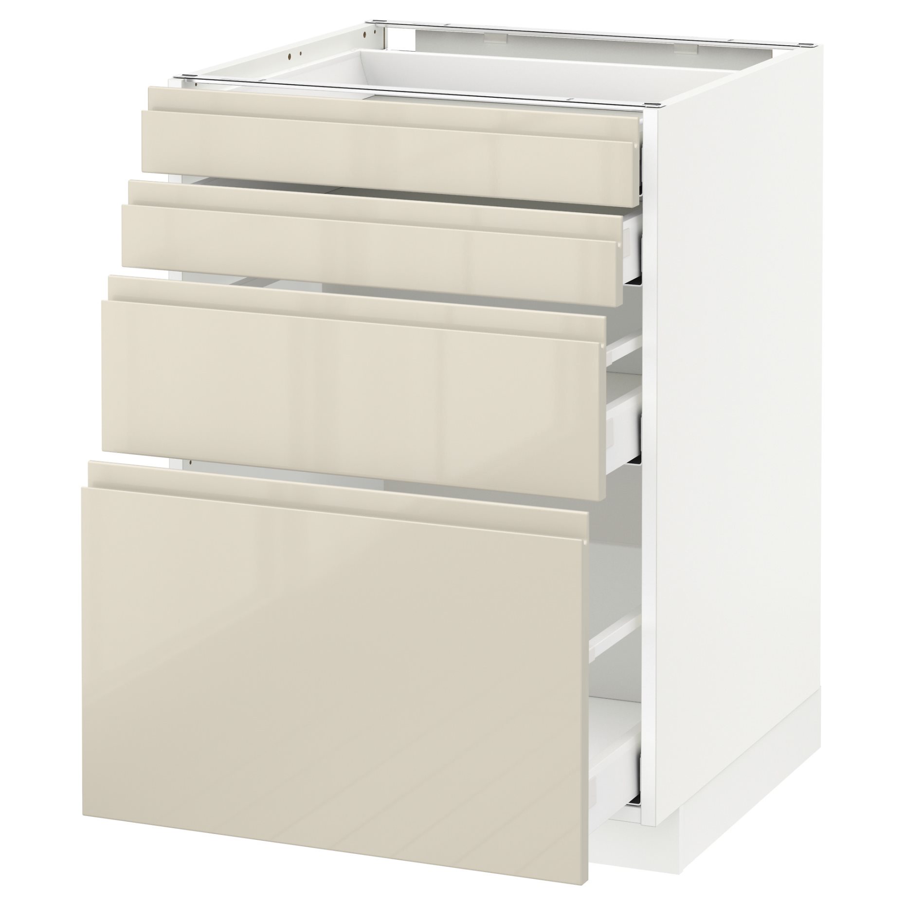 METOD/MAXIMERA, ντουλάπι βάσης με 4 συρτάρια, 491.682.29