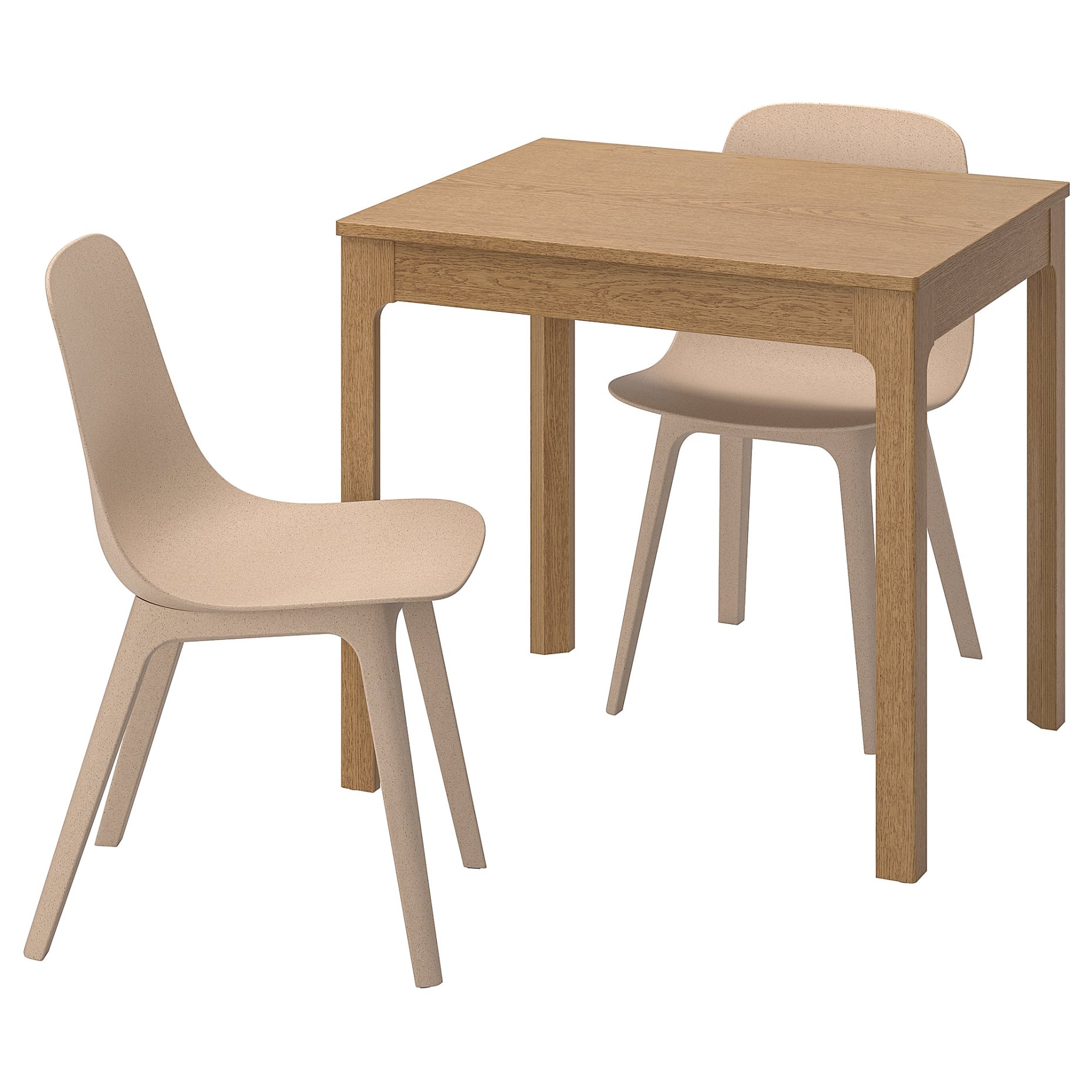EKEDALEN/ODGER, table and 2 chairs, 80/120 cm, 492.214.01