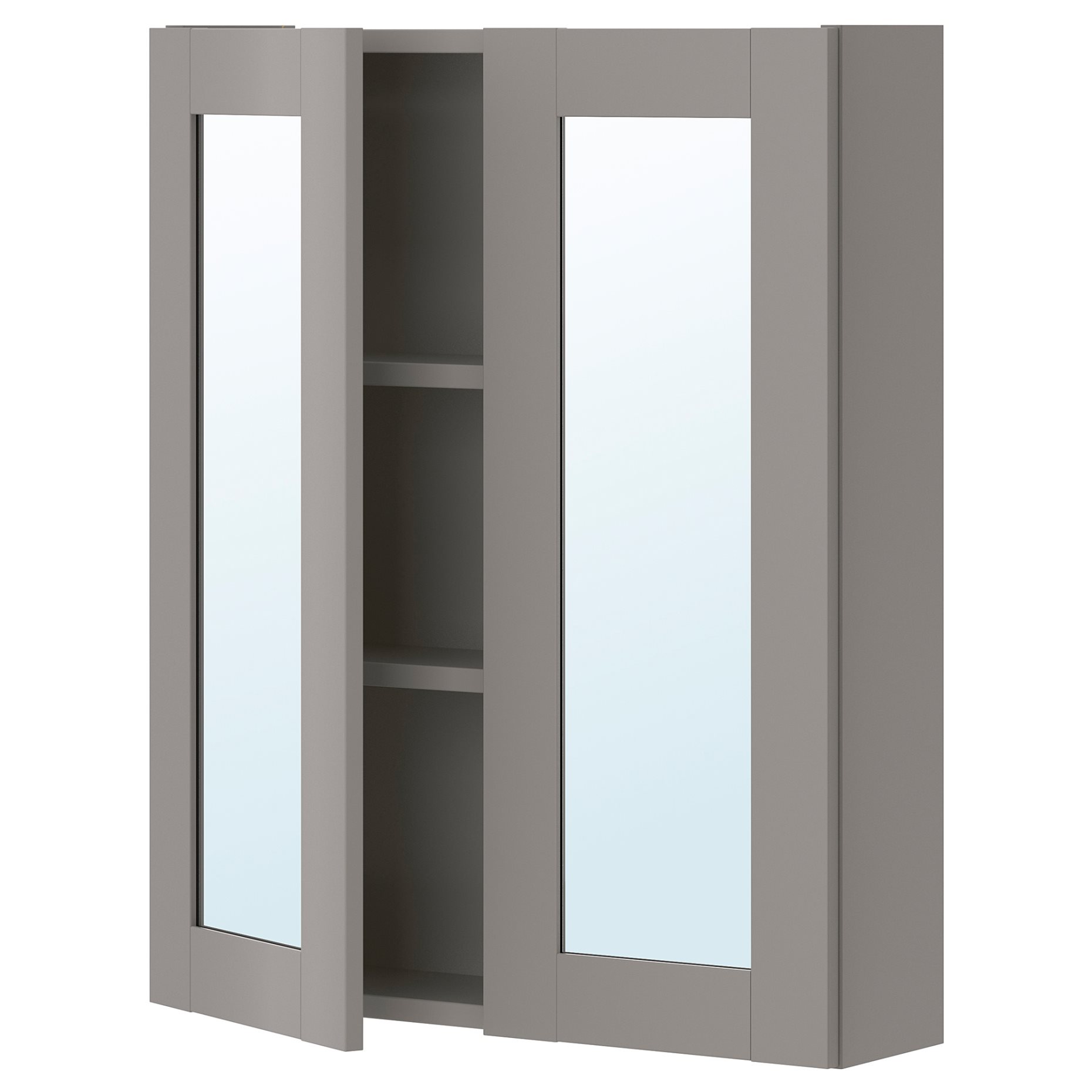 ENHET, mirror cabinet with 2 doors, 493.236.59