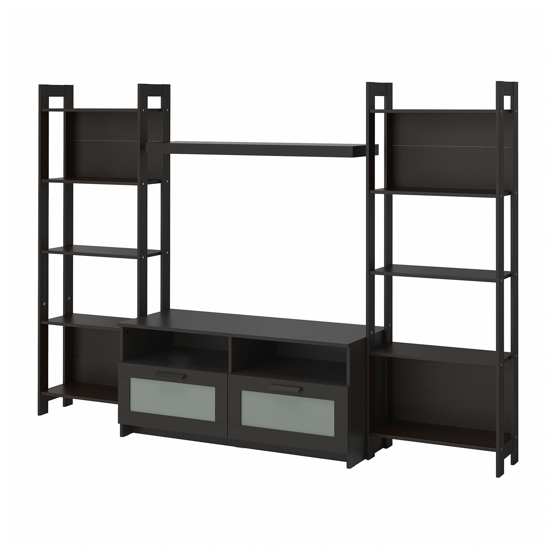 LAIVA/BRIMNES, TV storage combination, 244x41x165 cm, 493.986.21