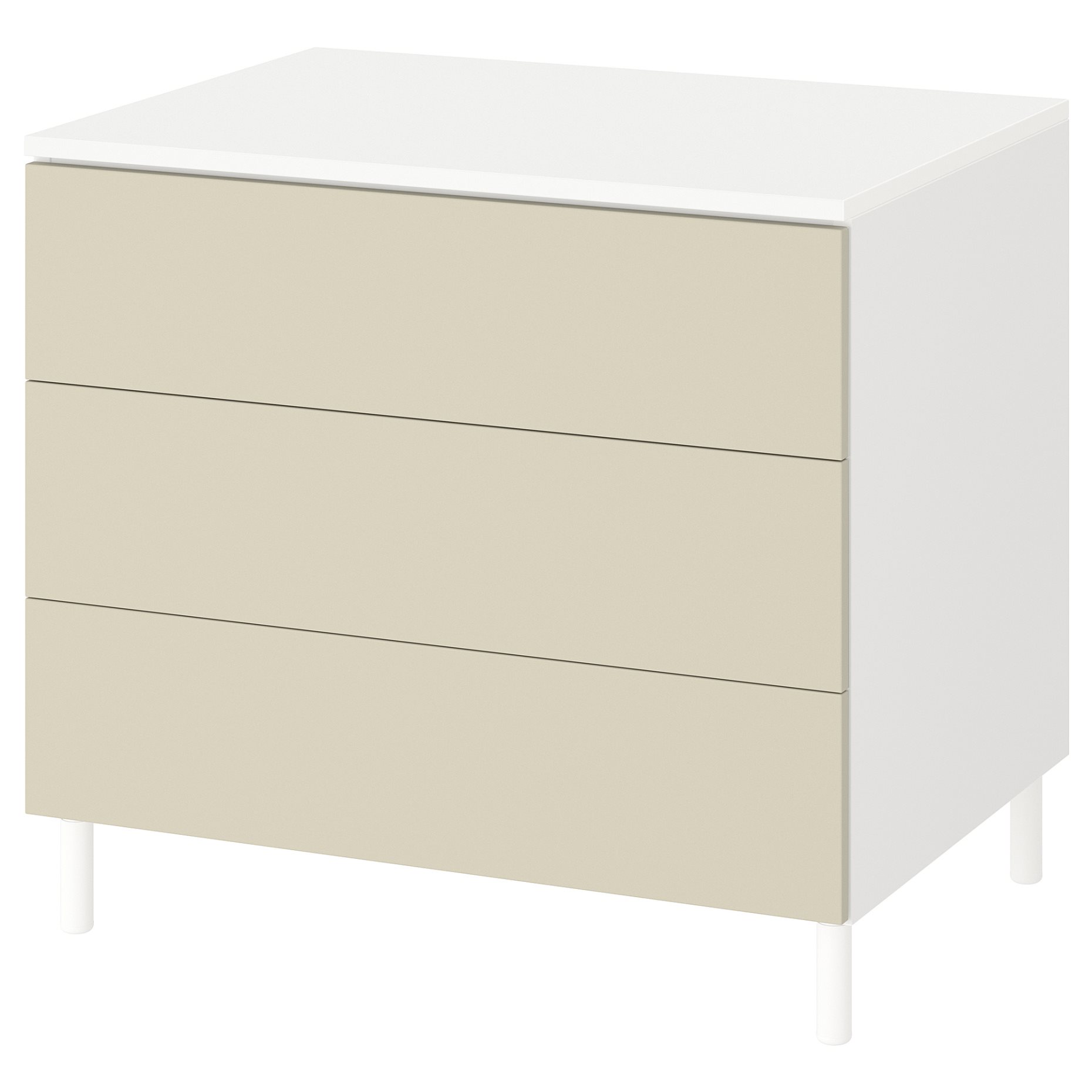 PLATSA, chest of 3 drawers, 80x57x73 cm, 494.245.97