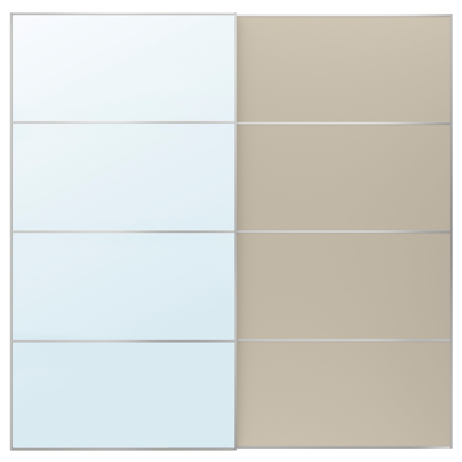 AULI/MEHAMN, pair of sliding doors, 200x201 cm, 494.368.59