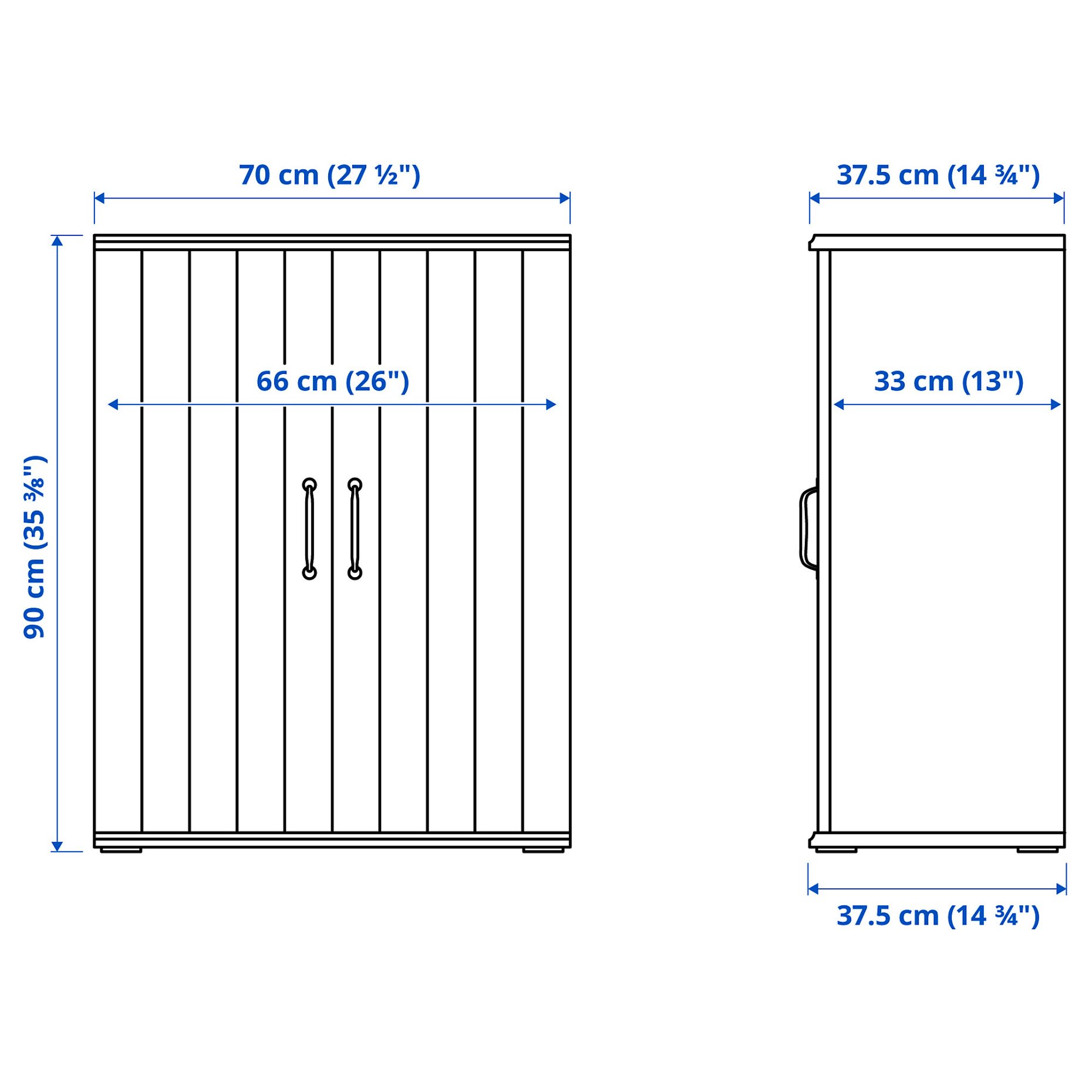 SKRUVBY, storage combination, 130x140 cm, 494.946.46