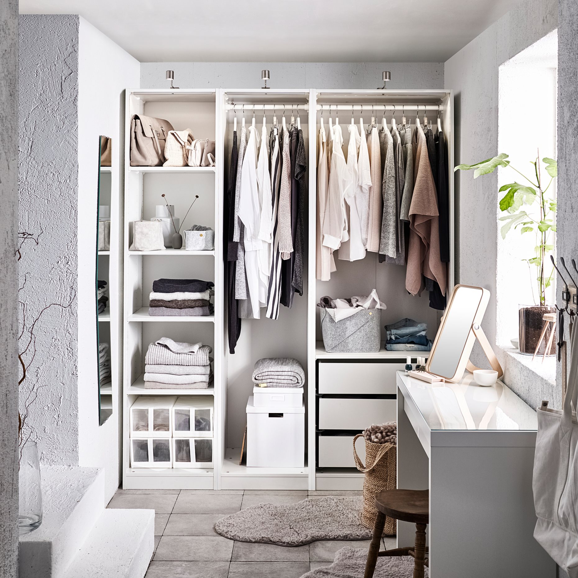 PAX, wardrobe, 175x58x201 cm, 495.026.32