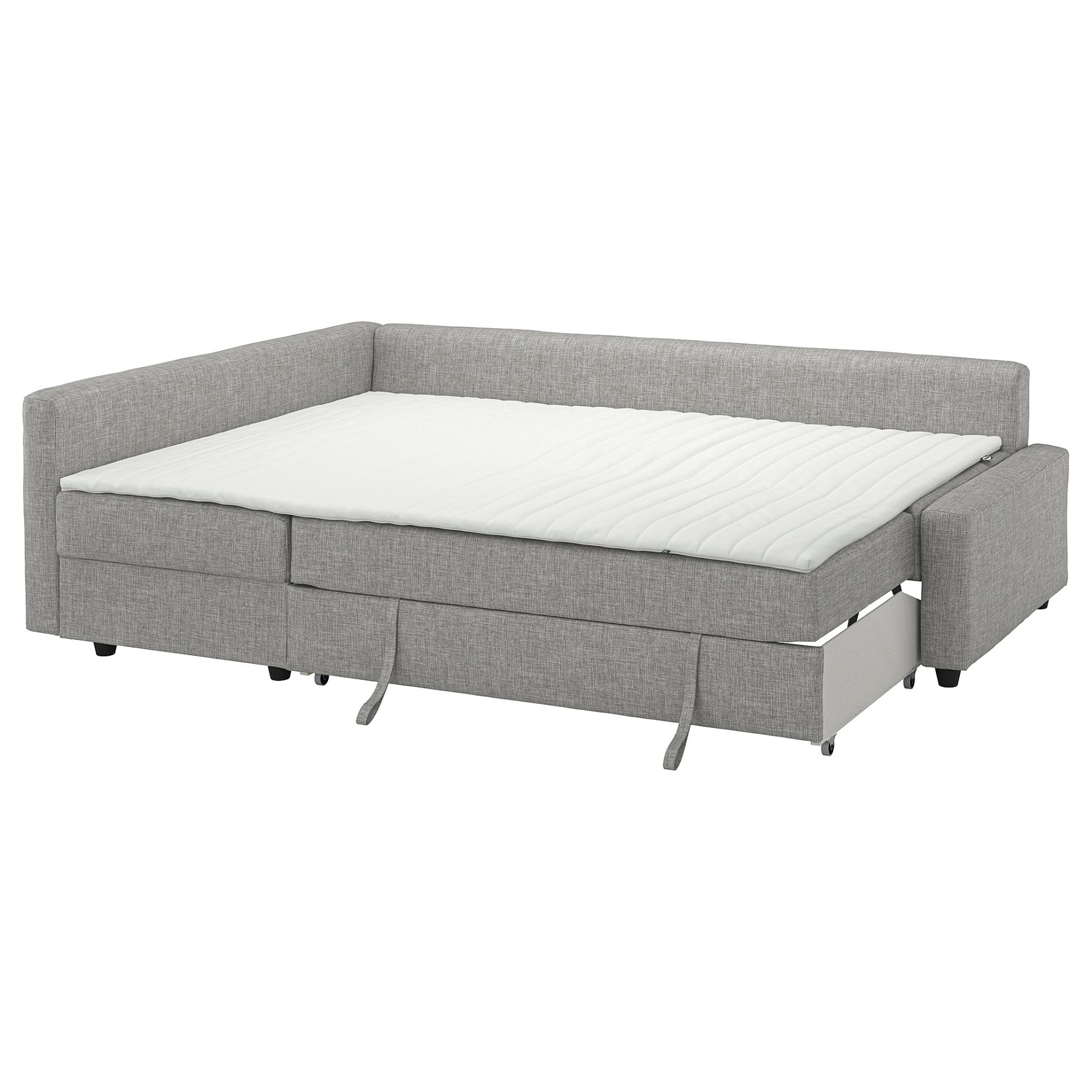 FRIHETEN/KLAGSHAMN, corner sofa-bed with storage, 495.202.35