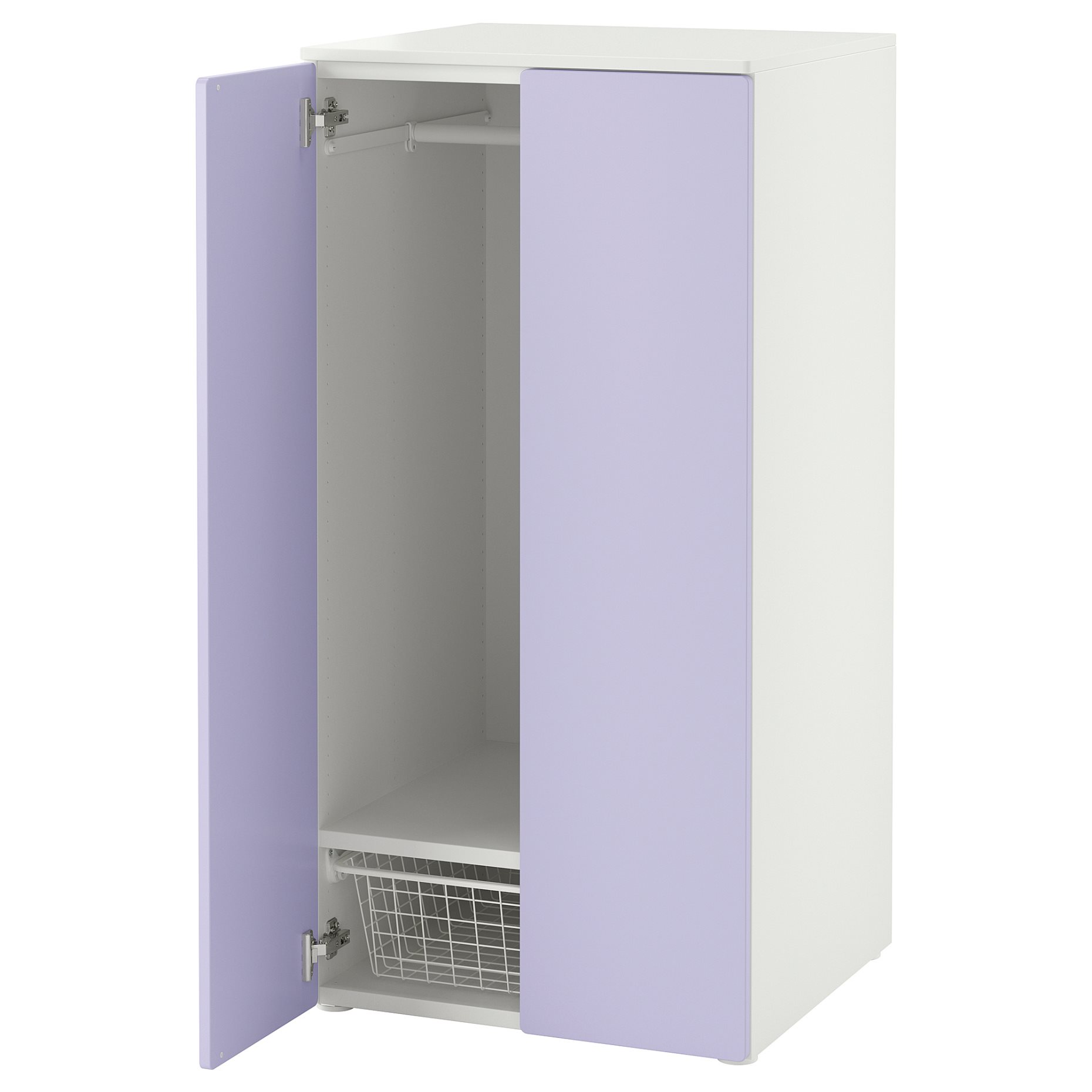 SMASTAD/PLATSA, wardrobe, 60x57x123 cm, 495.440.95