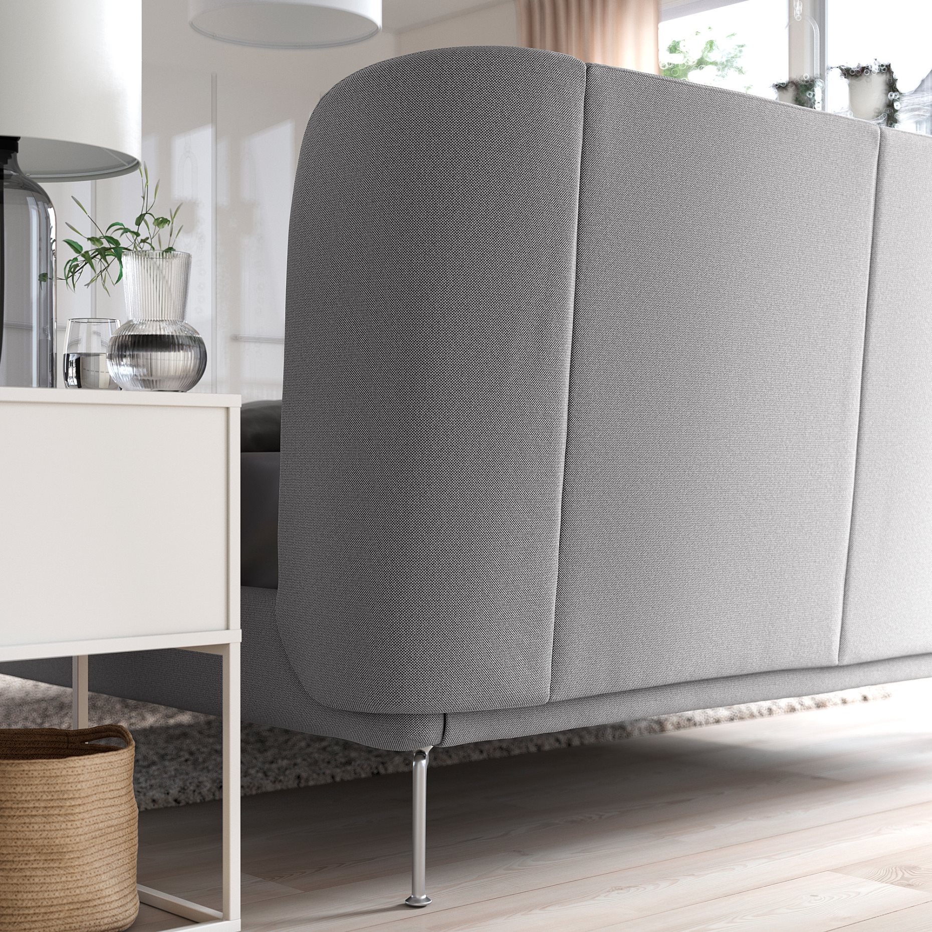 TUFJORD, upholstered bed frame, 140x200 cm, 495.553.62