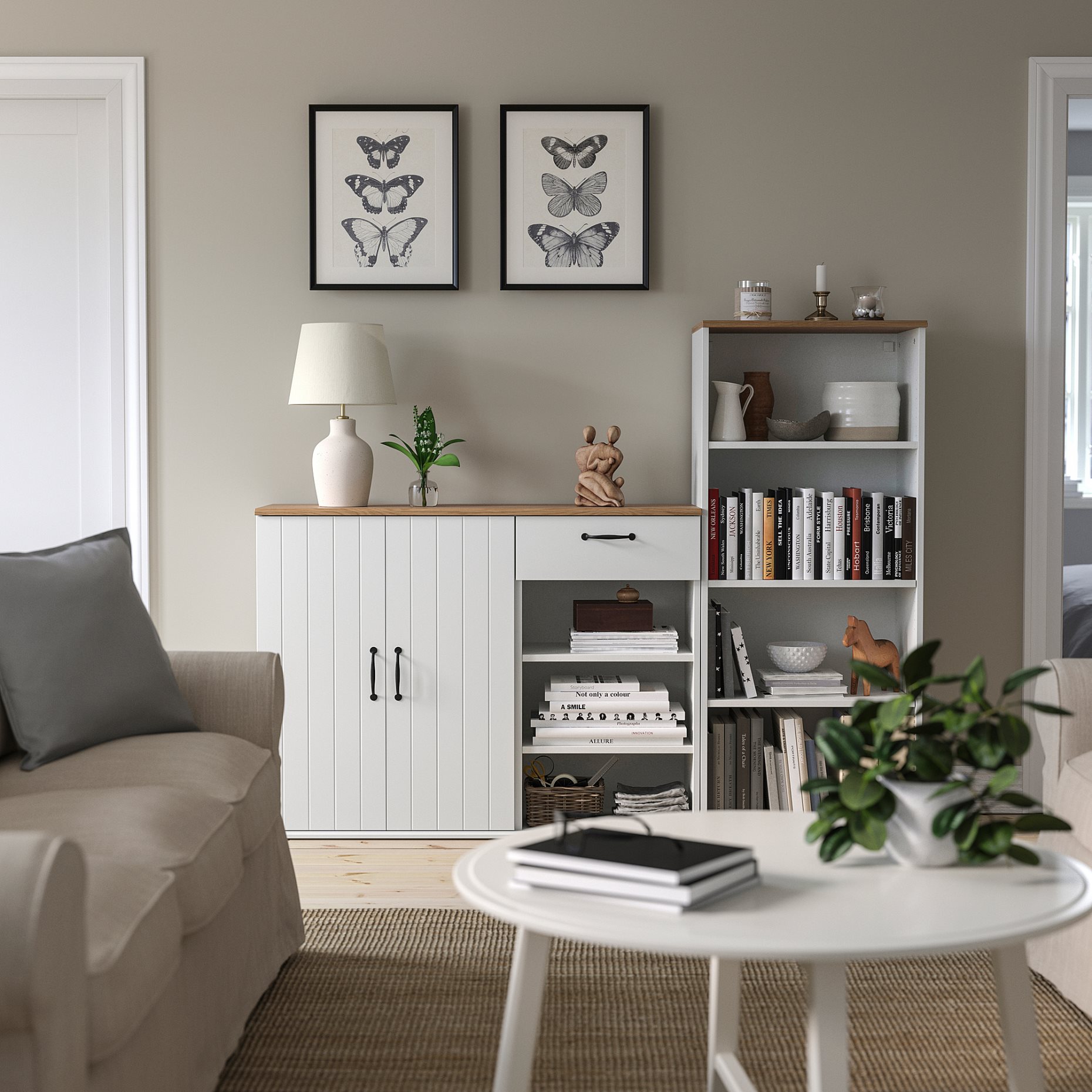 SKRUVBY, storage combination, 180x140 cm, 495.613.39