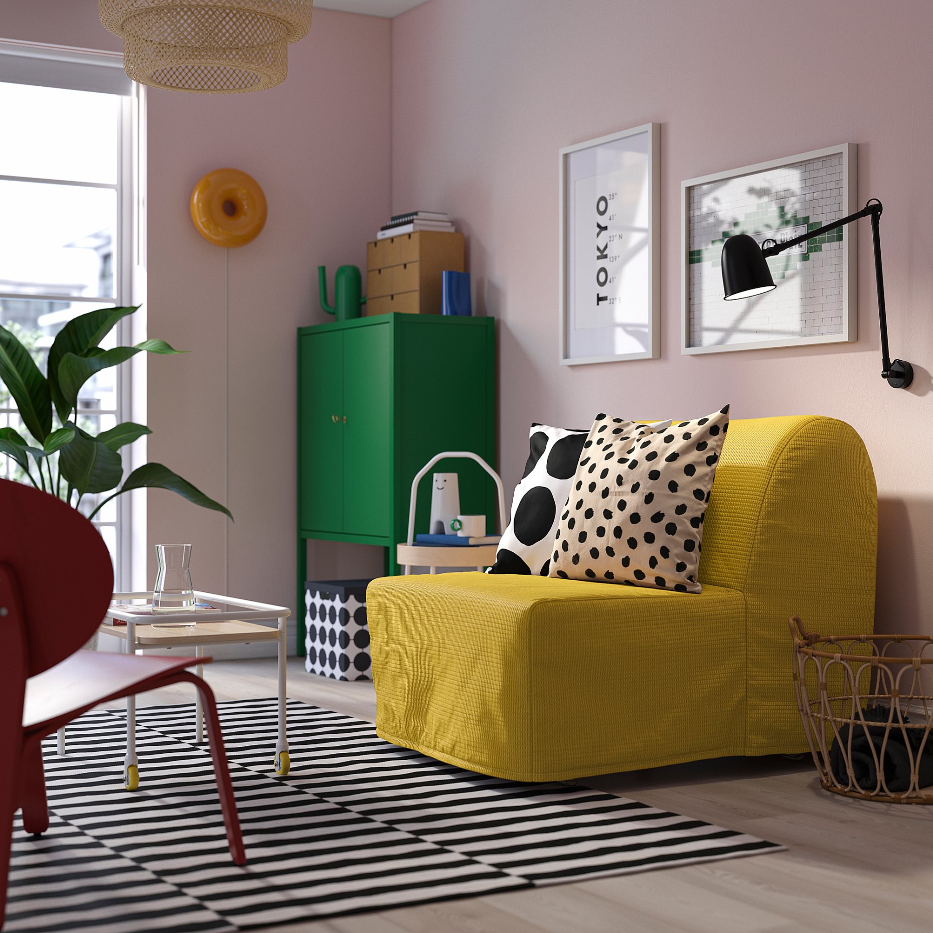 LYCKSELE LÖVÅS, chair-bed, 495.631.97