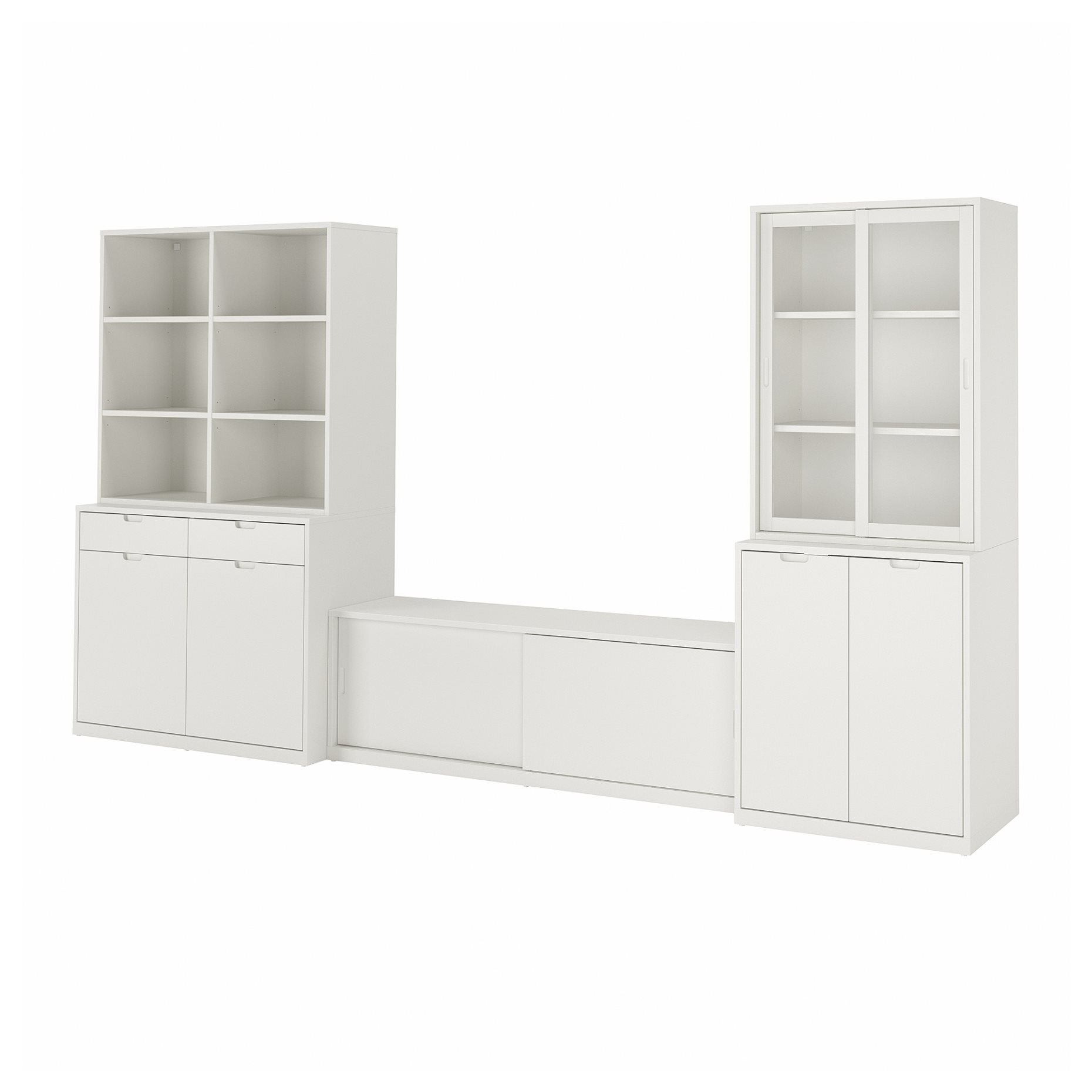 TONSTAD, TV storage combination, 377x47x201 cm, 495.717.67