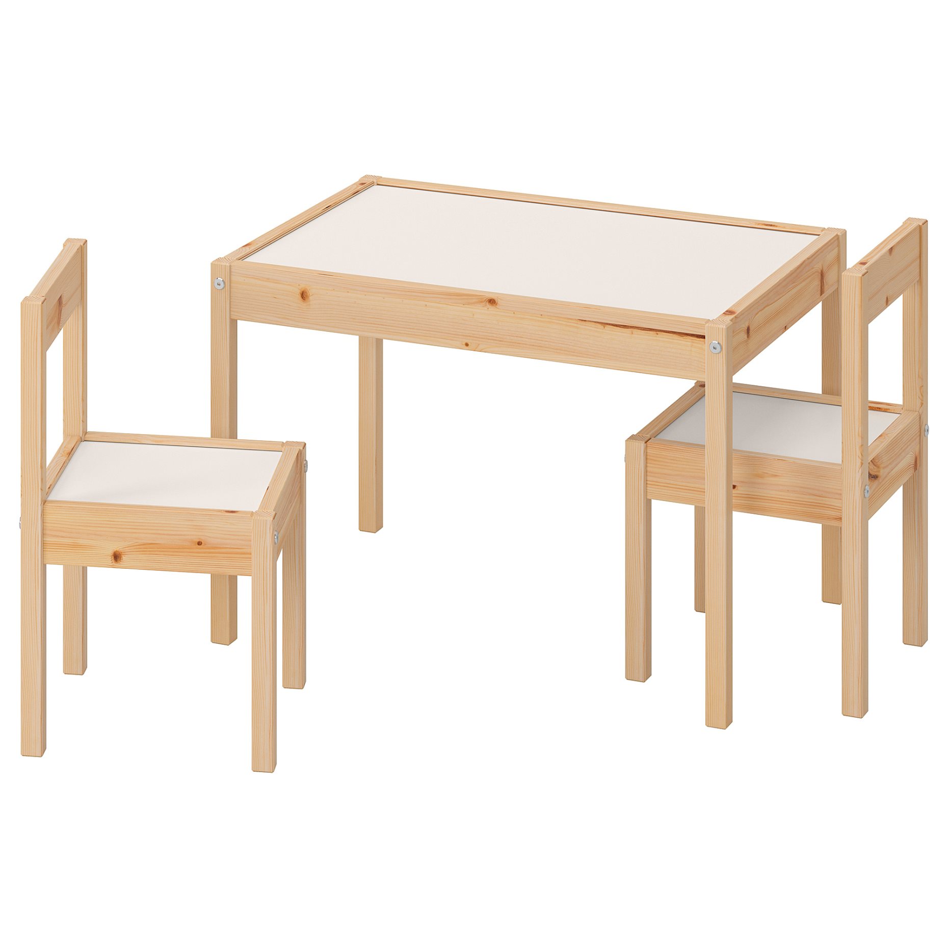 LÄTT, children`s table with 2 chairs, 501.784.11