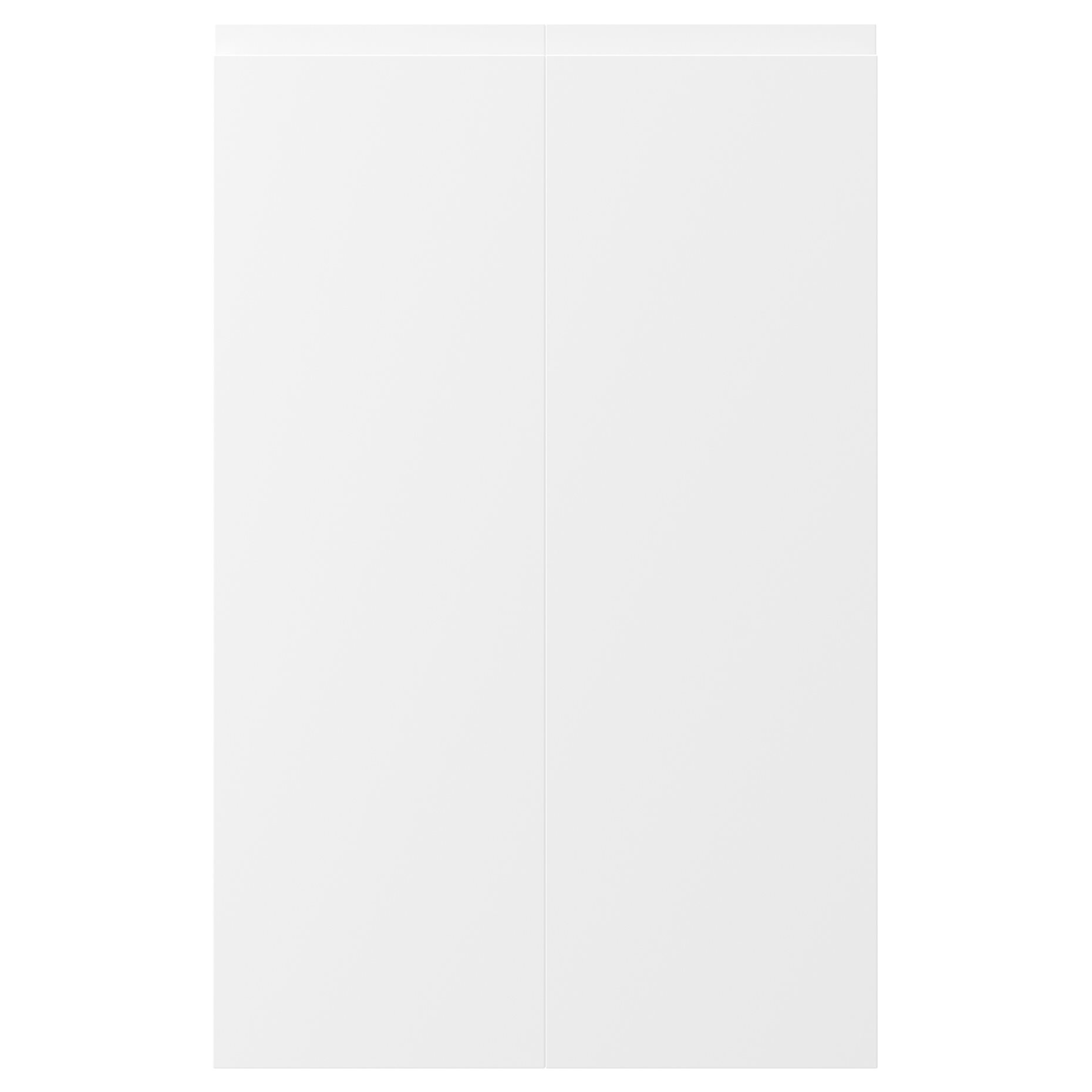 VOXTORP, 2-piece door for corner base cabinet set/right-hand matt, 25x80 cm, 502.819.98