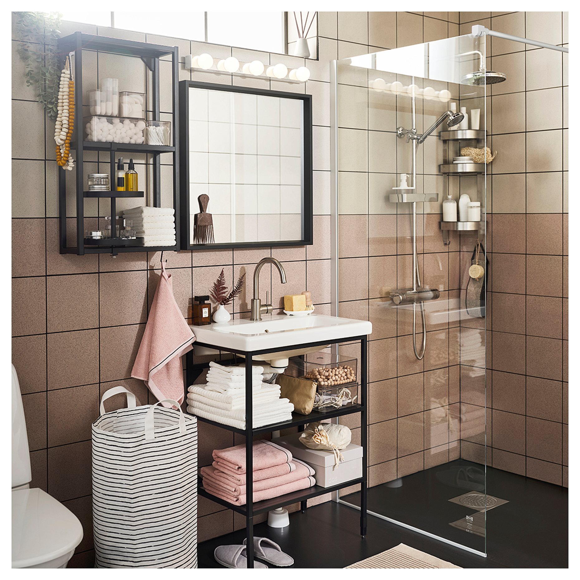 NISSEDAL, mirror, 65x65 cm, 503.203.20