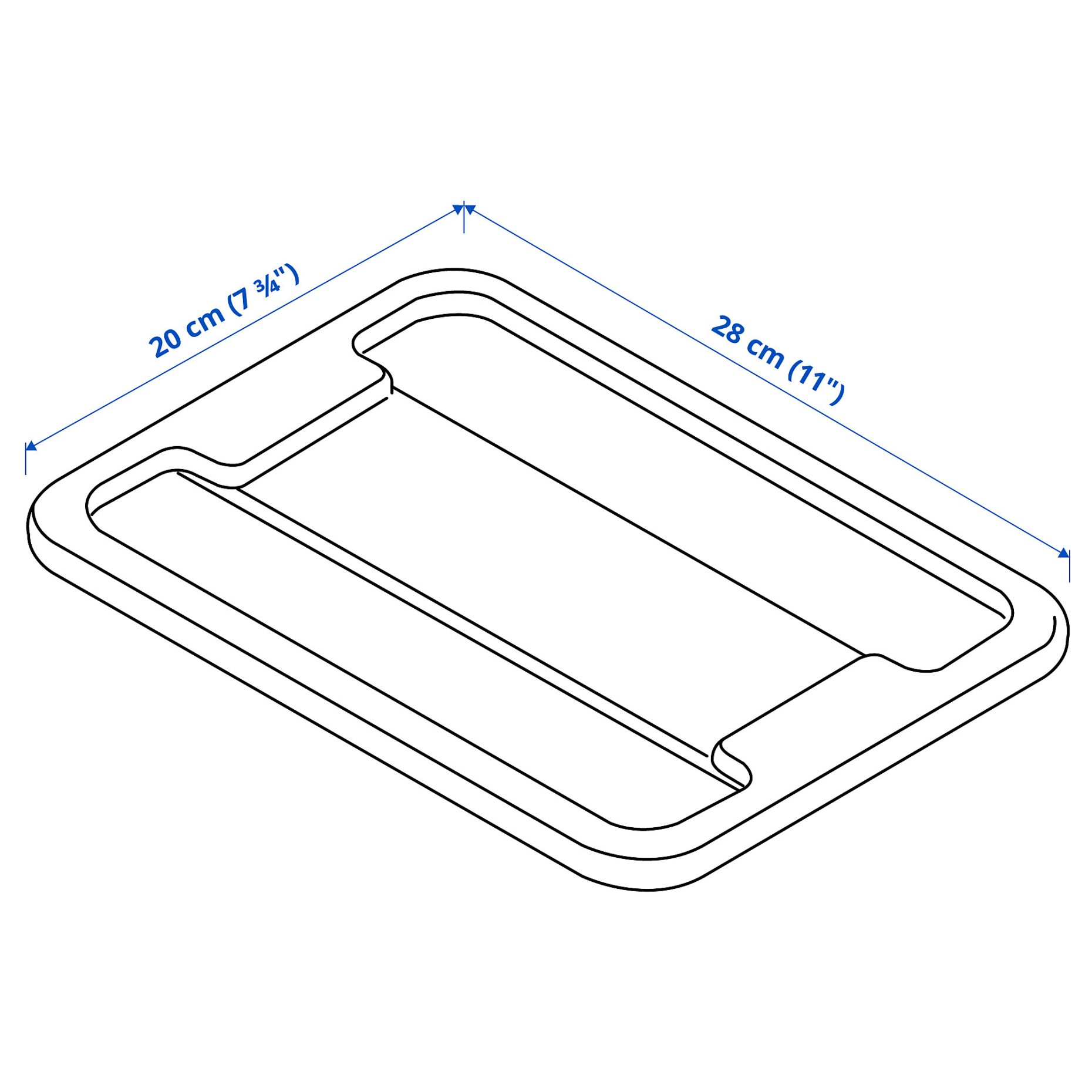 SAMLA, lid for box 5 l, 504.550.88