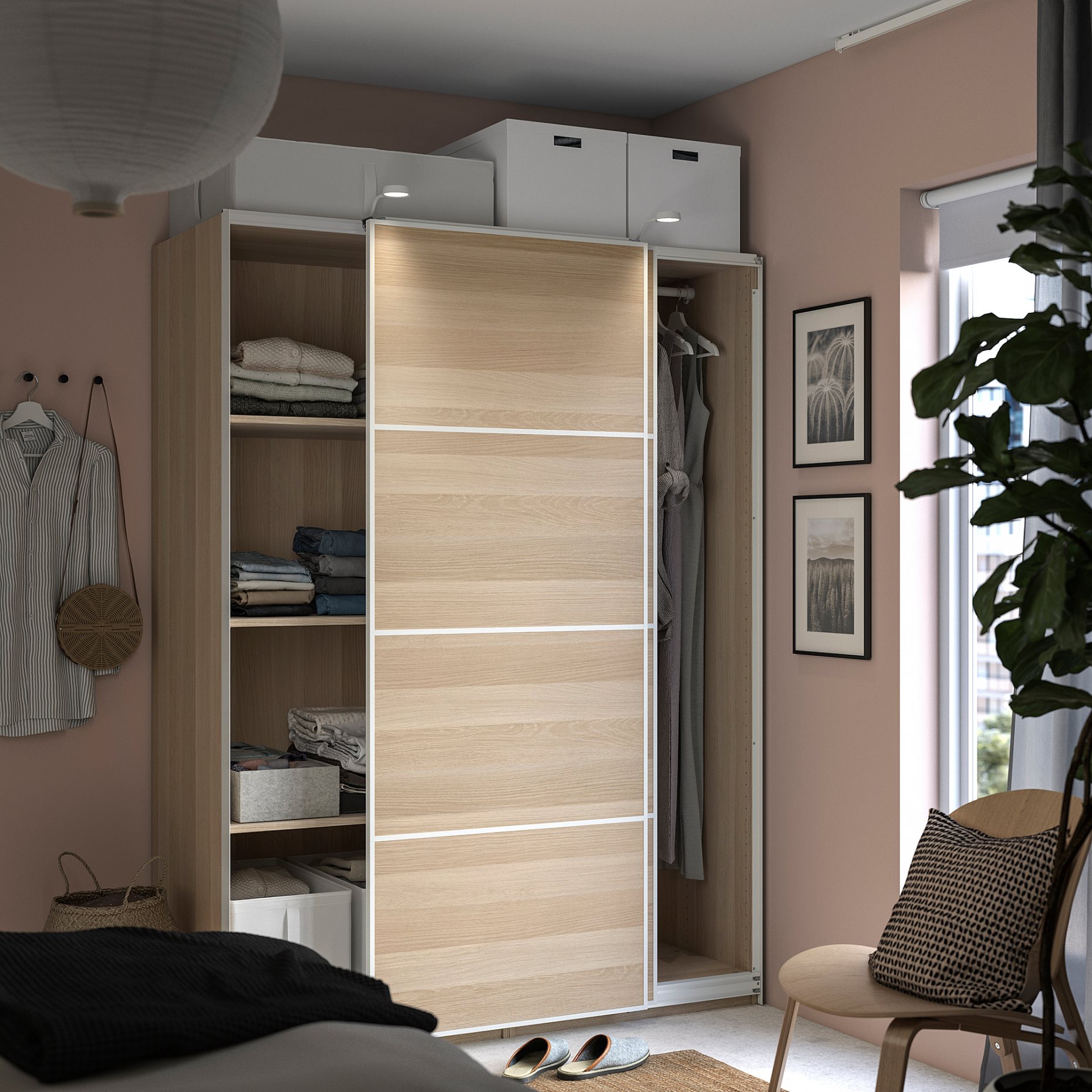 PAX, wardrobe frame, 100x58x201 cm, 504.582.04