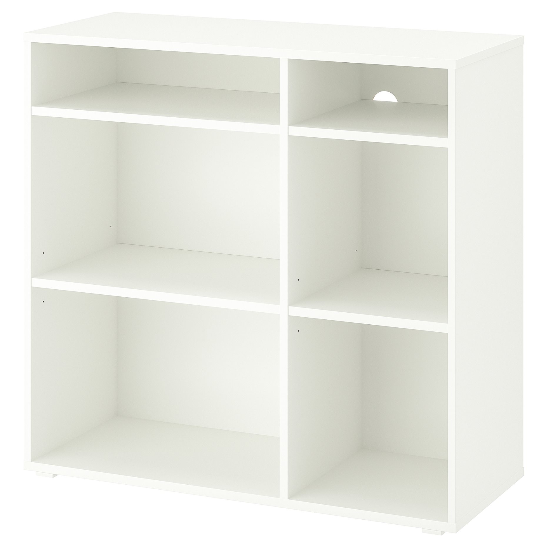 VIHALS, shelving unit with 4 shelves, 95x37x90 cm, 504.832.89