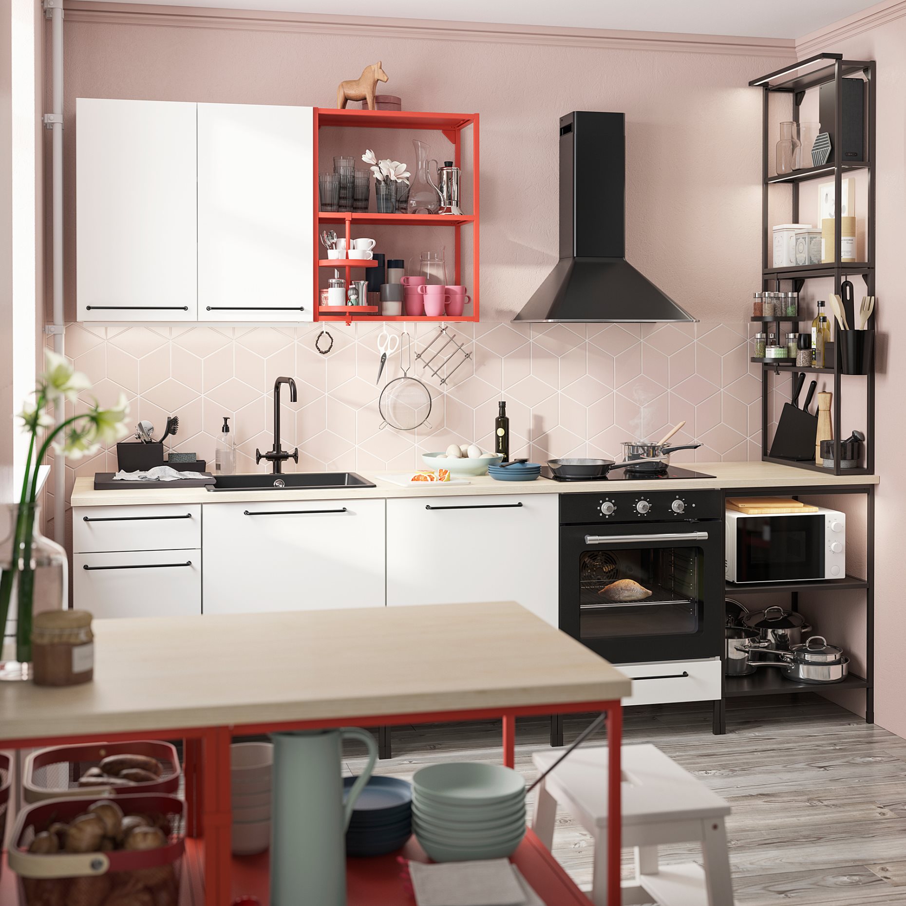 SKYDRAG, worktop/wardrobe strip with built-in LED light source with sensor/dimmable, 60 cm, 505.292.30