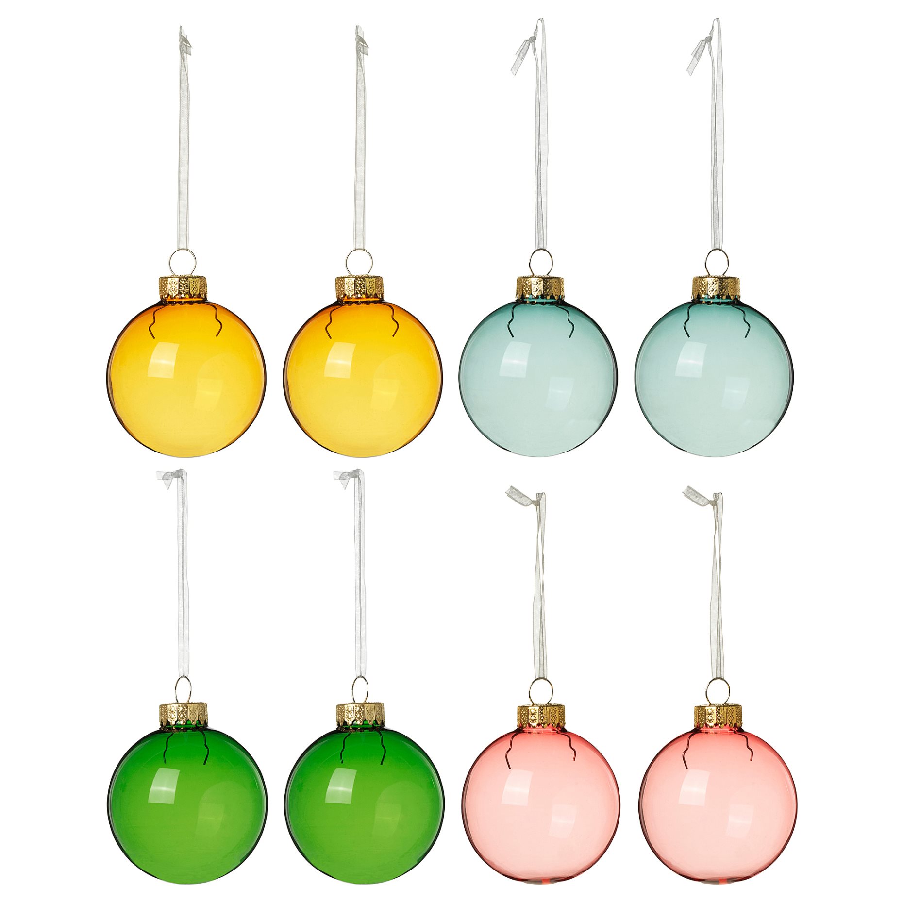 VINTERFINT, tree ornament/bauble/8 pack, 6 cm, 505.814.02