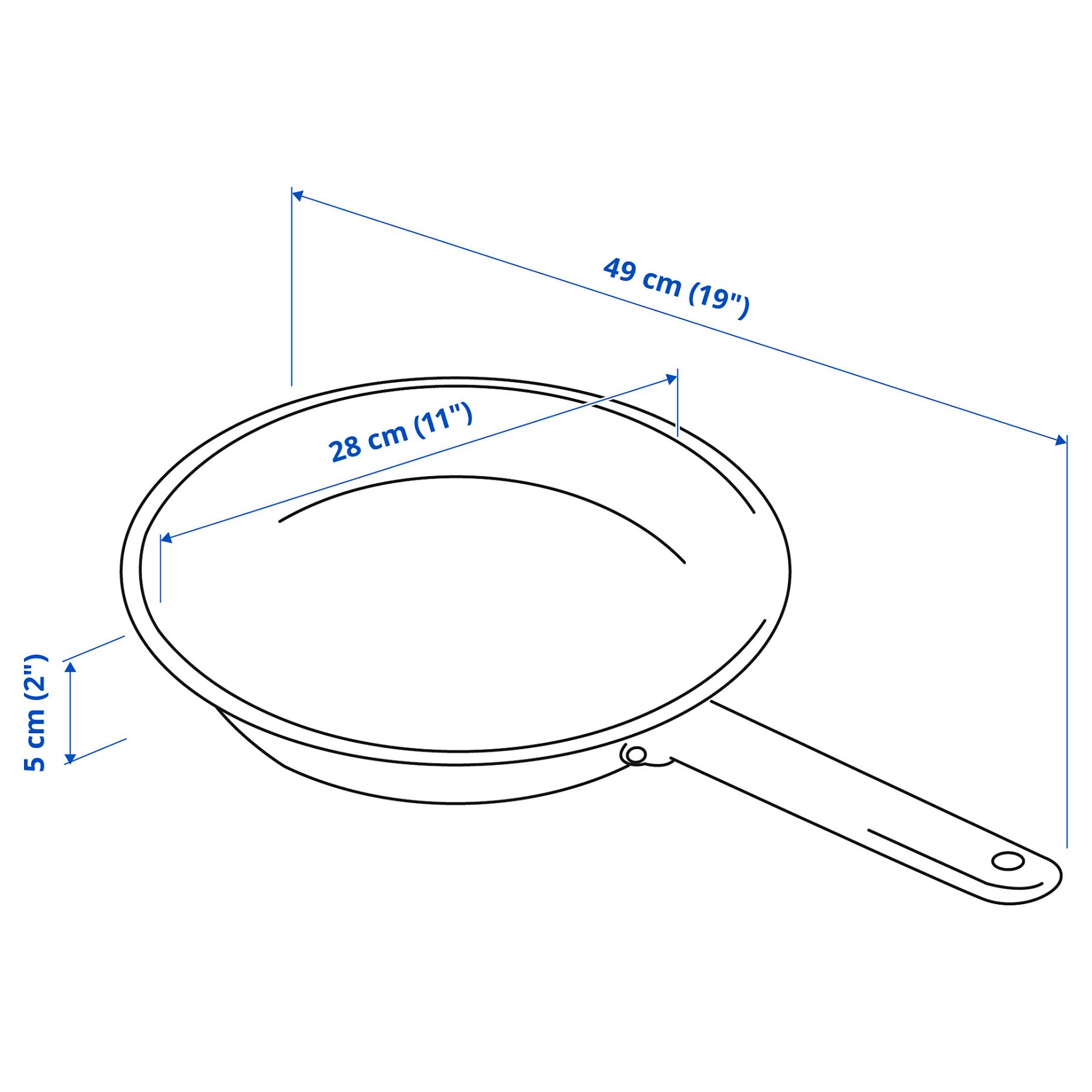 IKEA 365+, frying pan, 28 cm, 505.827.36