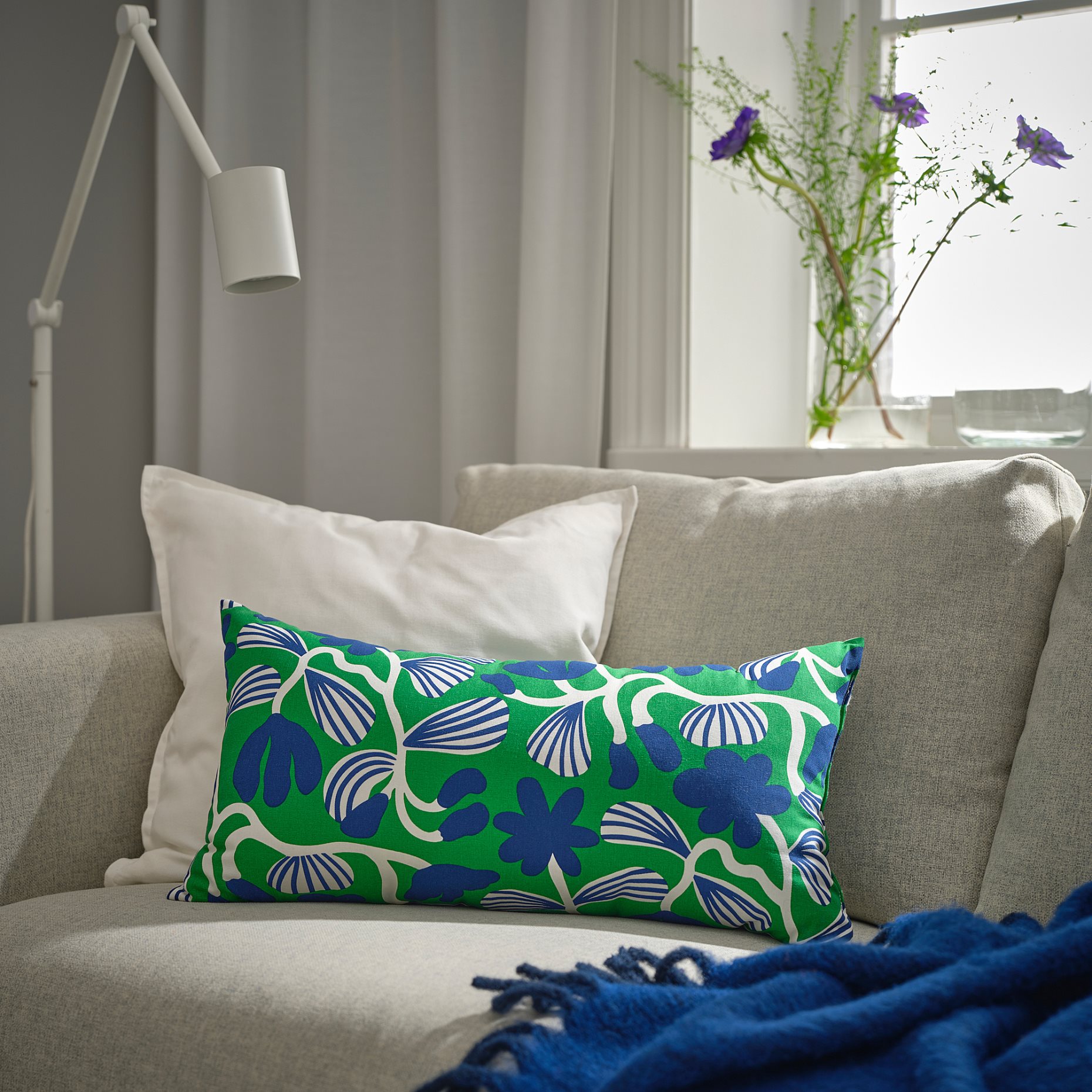 SANDMOTT, cushion, 30x58 cm, 505.845.99