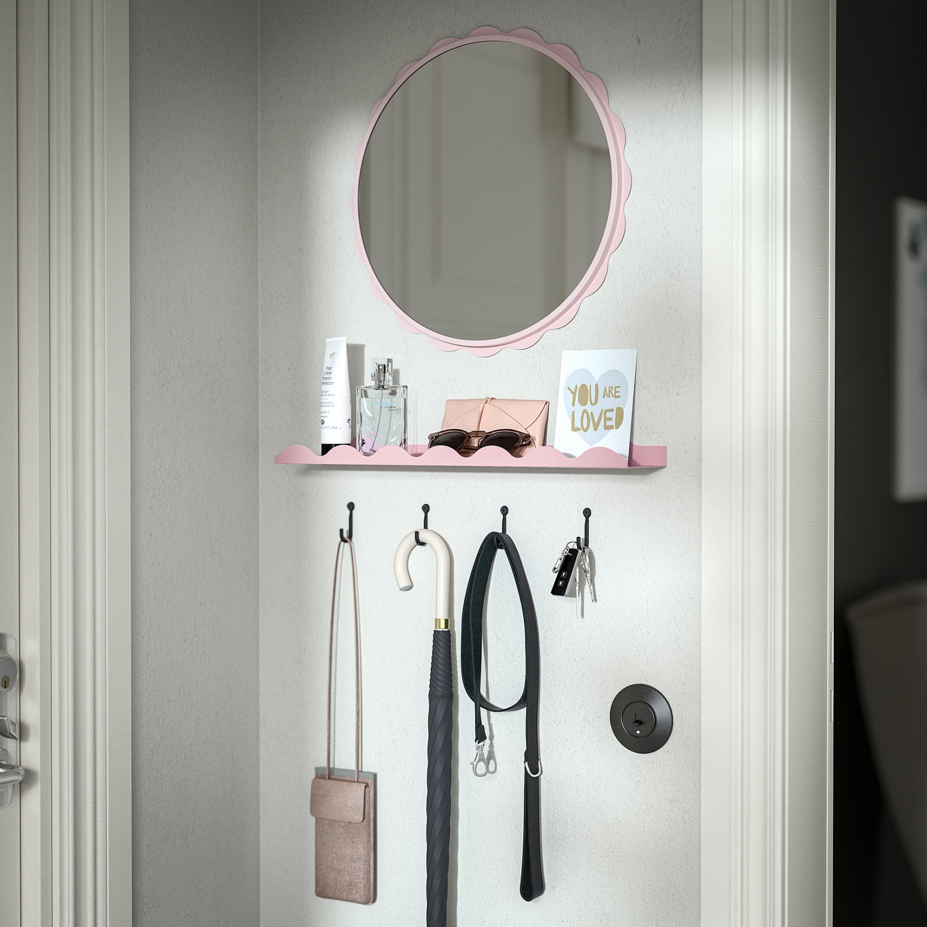 DAGGKAPRIFOL, mirror, 40 cm, 505.956.49