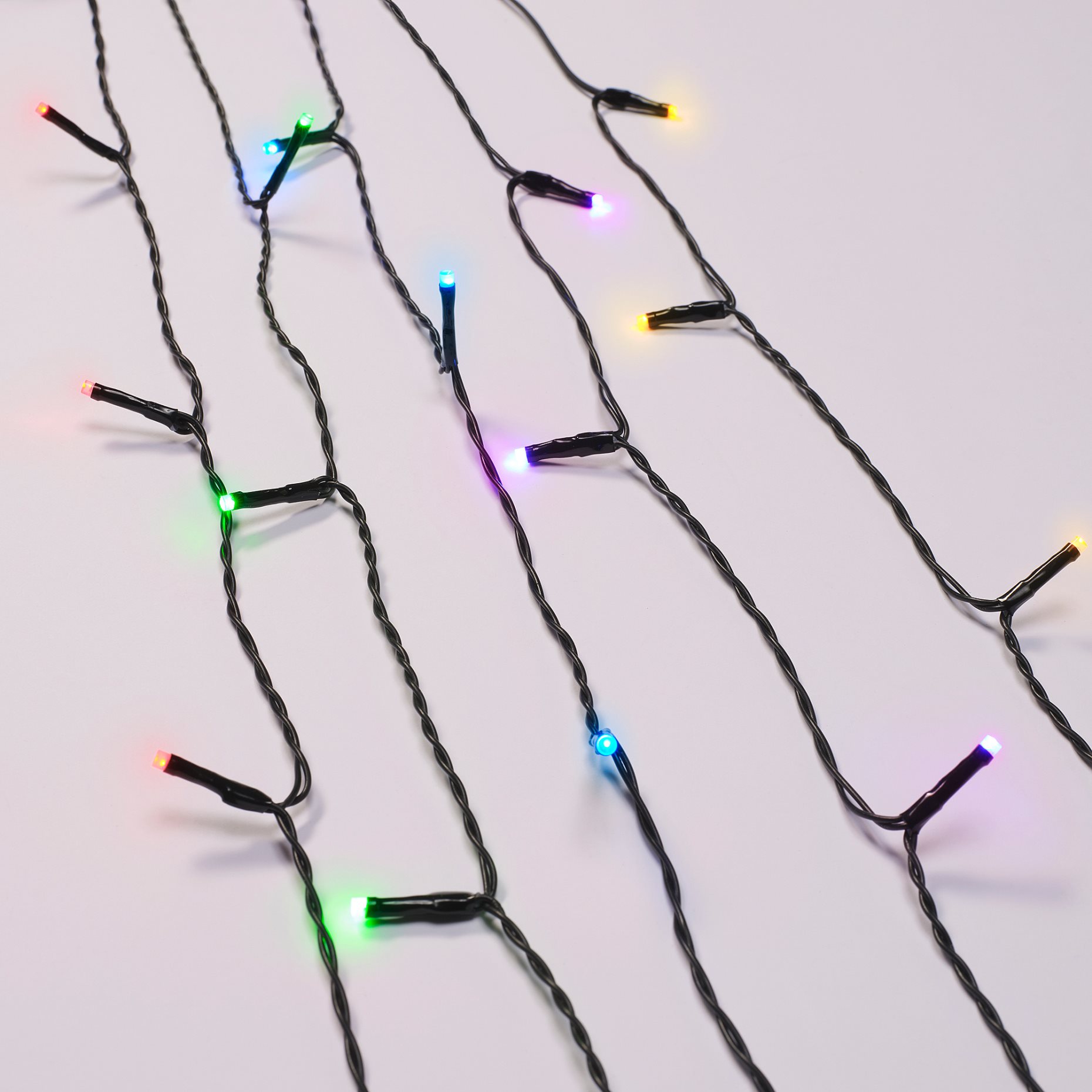 GETKÅL, lighting chain with built in LED light source/adjustable colour/battery-operated/outdoor, 4.5 m, 506.028.76