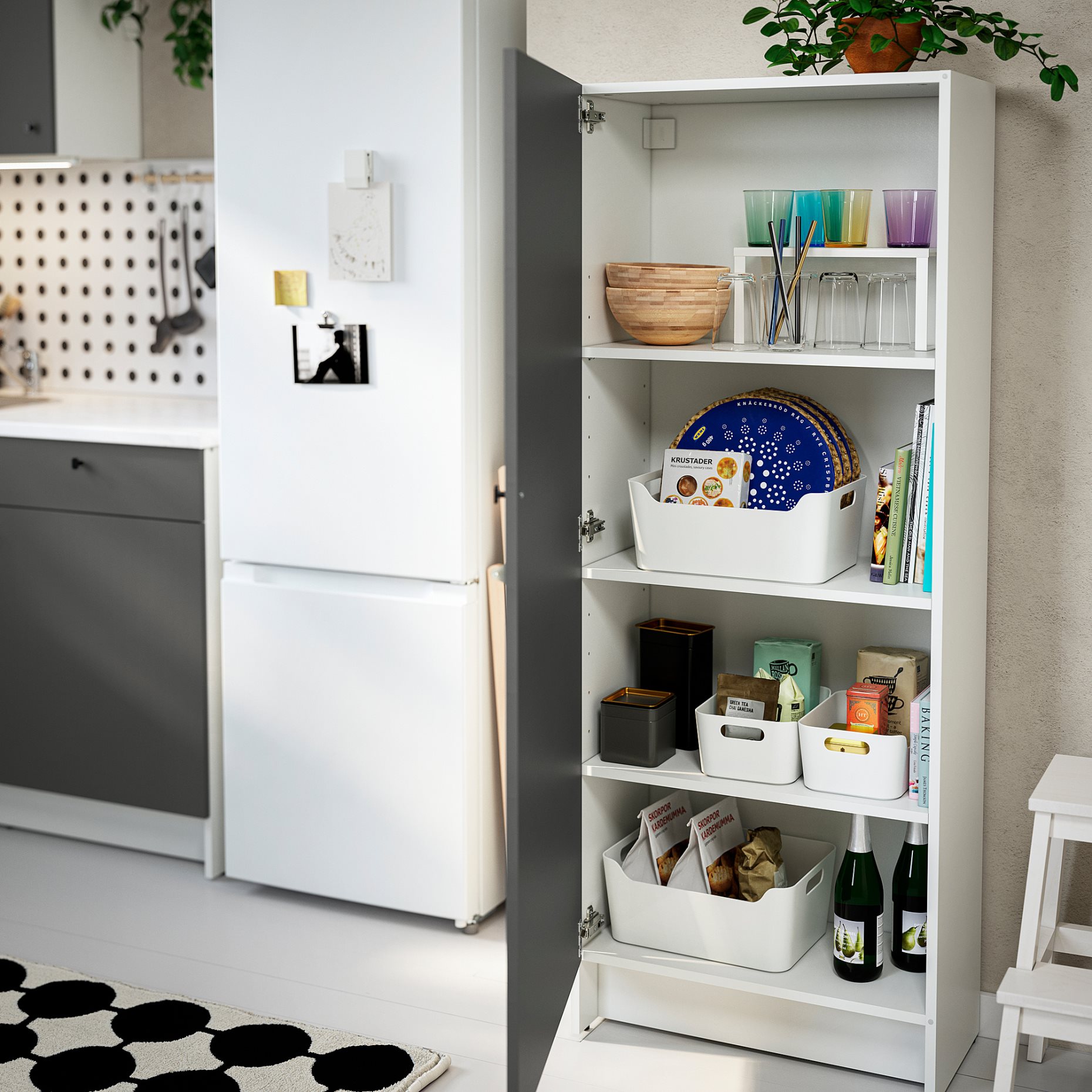 KNOXHULT, high cabinet with door, 60x31x153 cm, 506.043.52