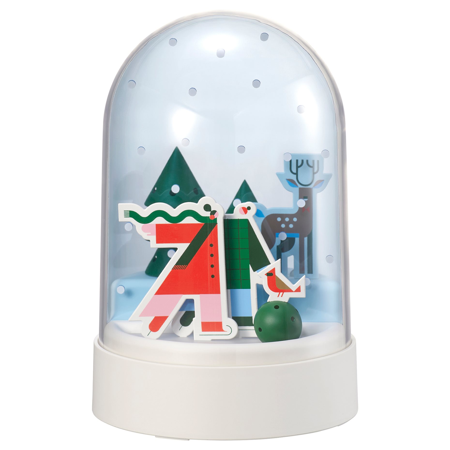 STRÅLA, decorative table lamp with built in LED light source, battery-operated, 506.066.43
