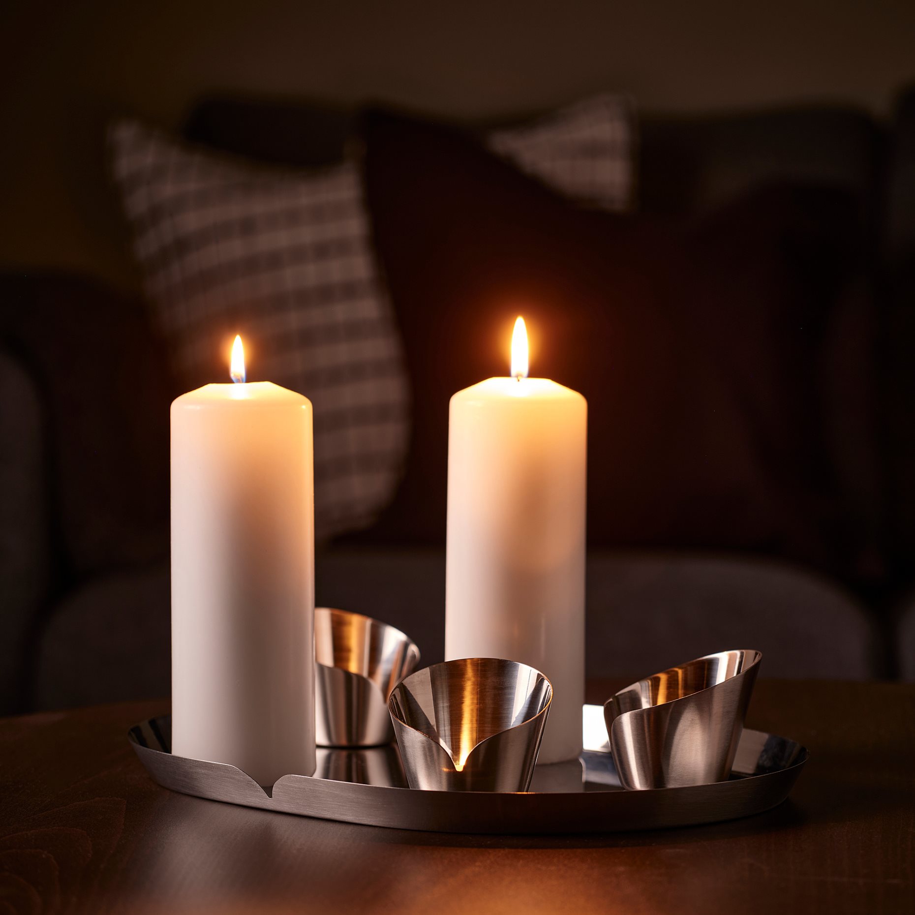 PRAKTAND, candle dish, 35x26 cm, 506.070.20