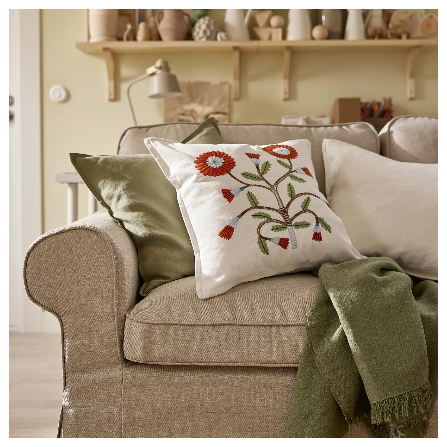 FACELIOR, cushion cover, 50x50 cm, 506.115.07