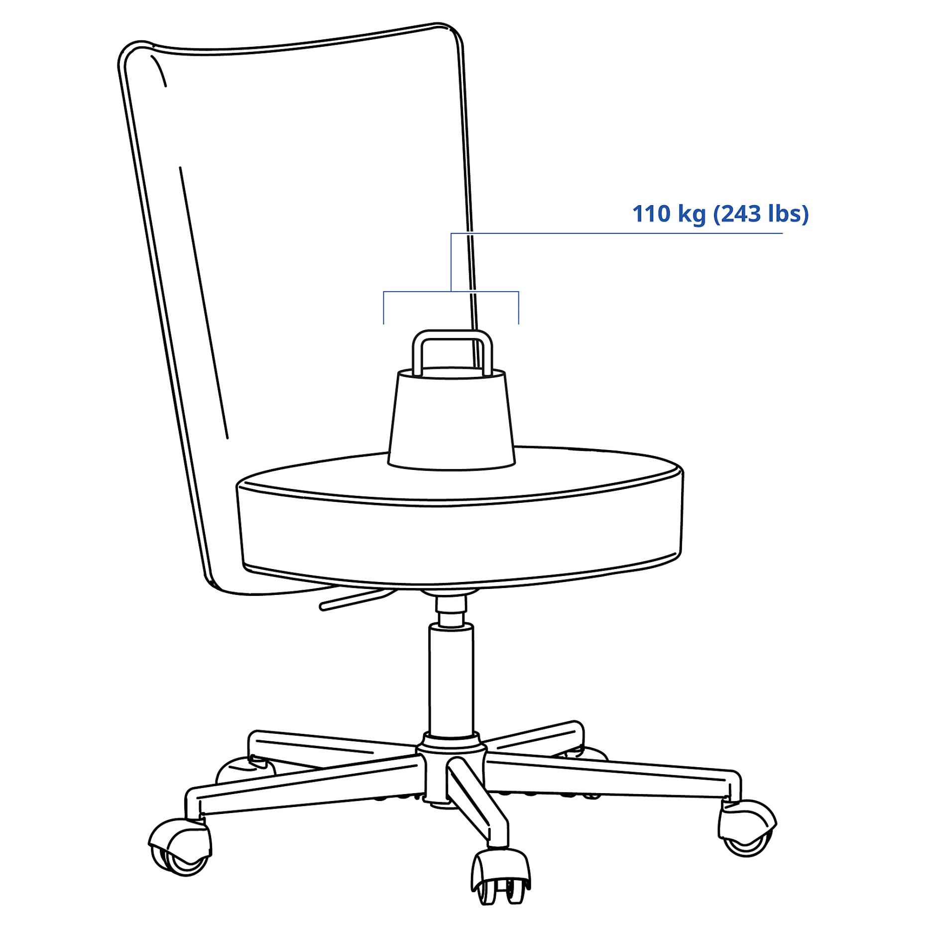BRYTNING, swivel chair, 506.118.33