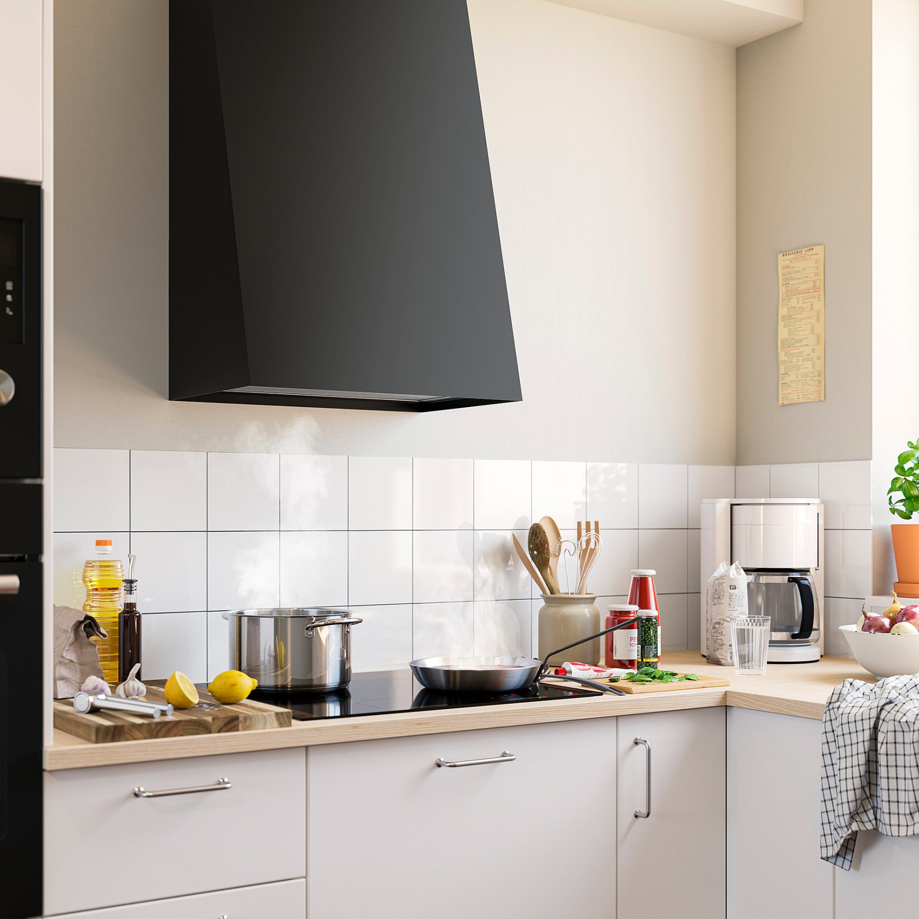 FIVELSBO, απορροφητήρας τοίχου/IKEA 300, 56 cm, 506.242.13