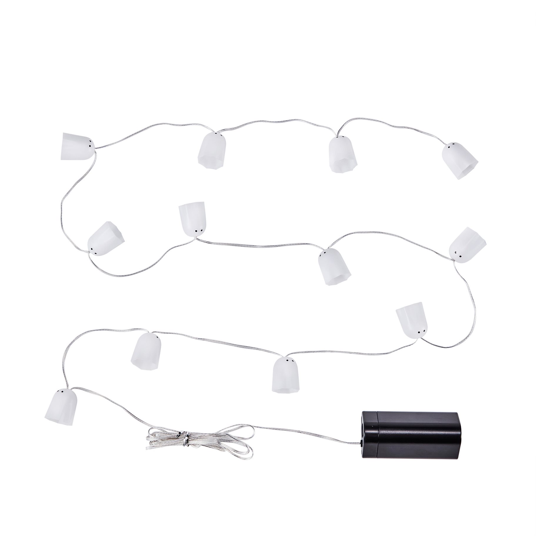 KUSTFYR 2026, lighting chain with built-in LED light source and 12 lights/battery-operated indoor/ghost, 506.325.57