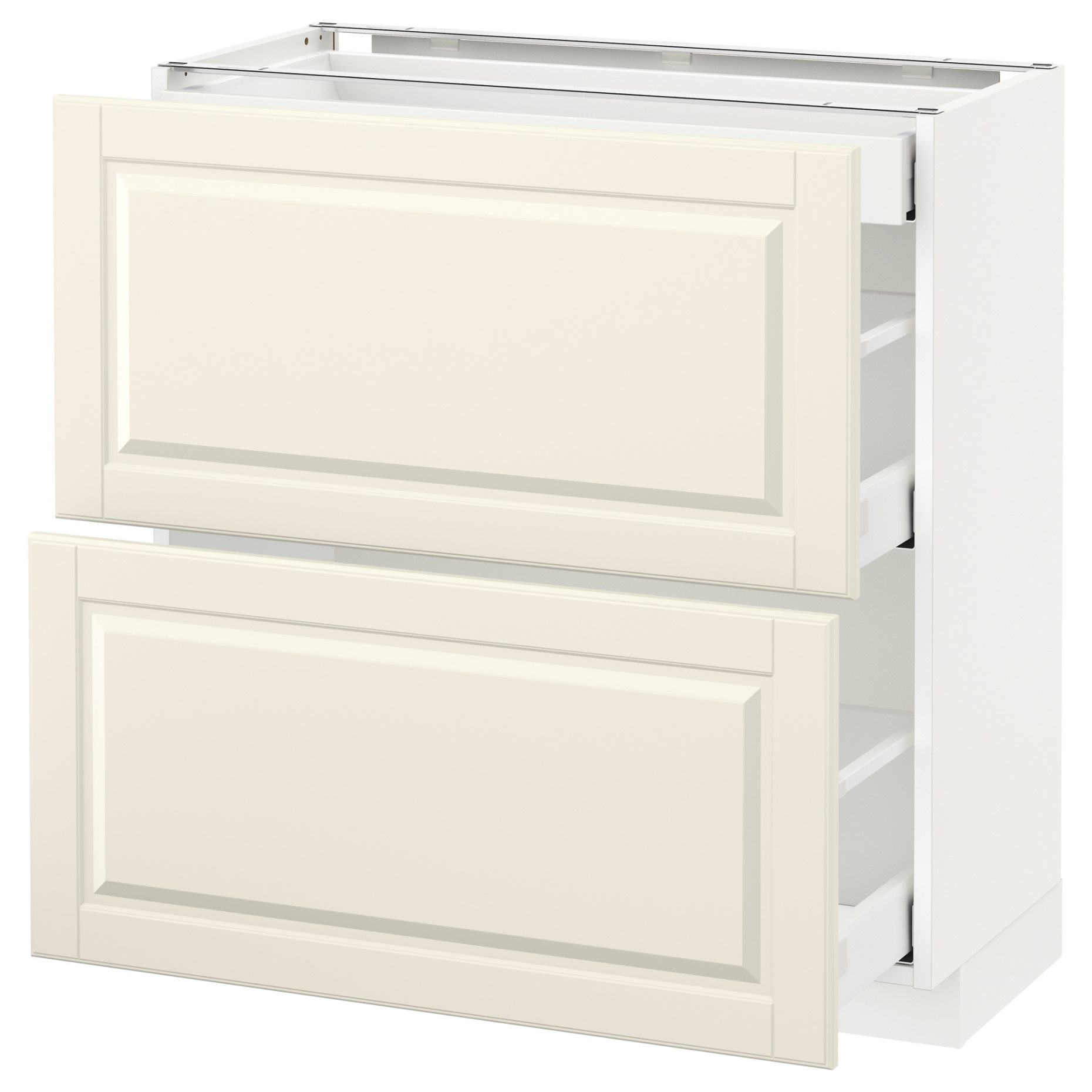 METOD/MAXIMERA, base cabinet with 2 fronts/3 drawers, 591.135.33