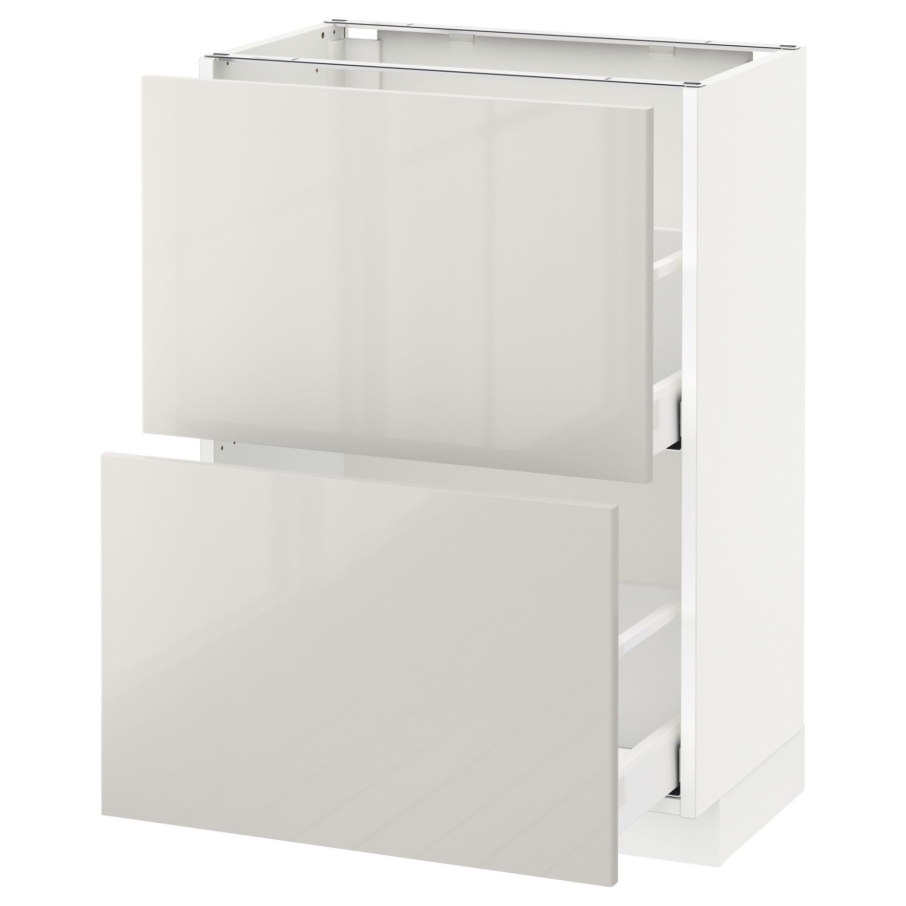 METOD/MAXIMERA, base cabinet with 2 drawers, 591.686.48