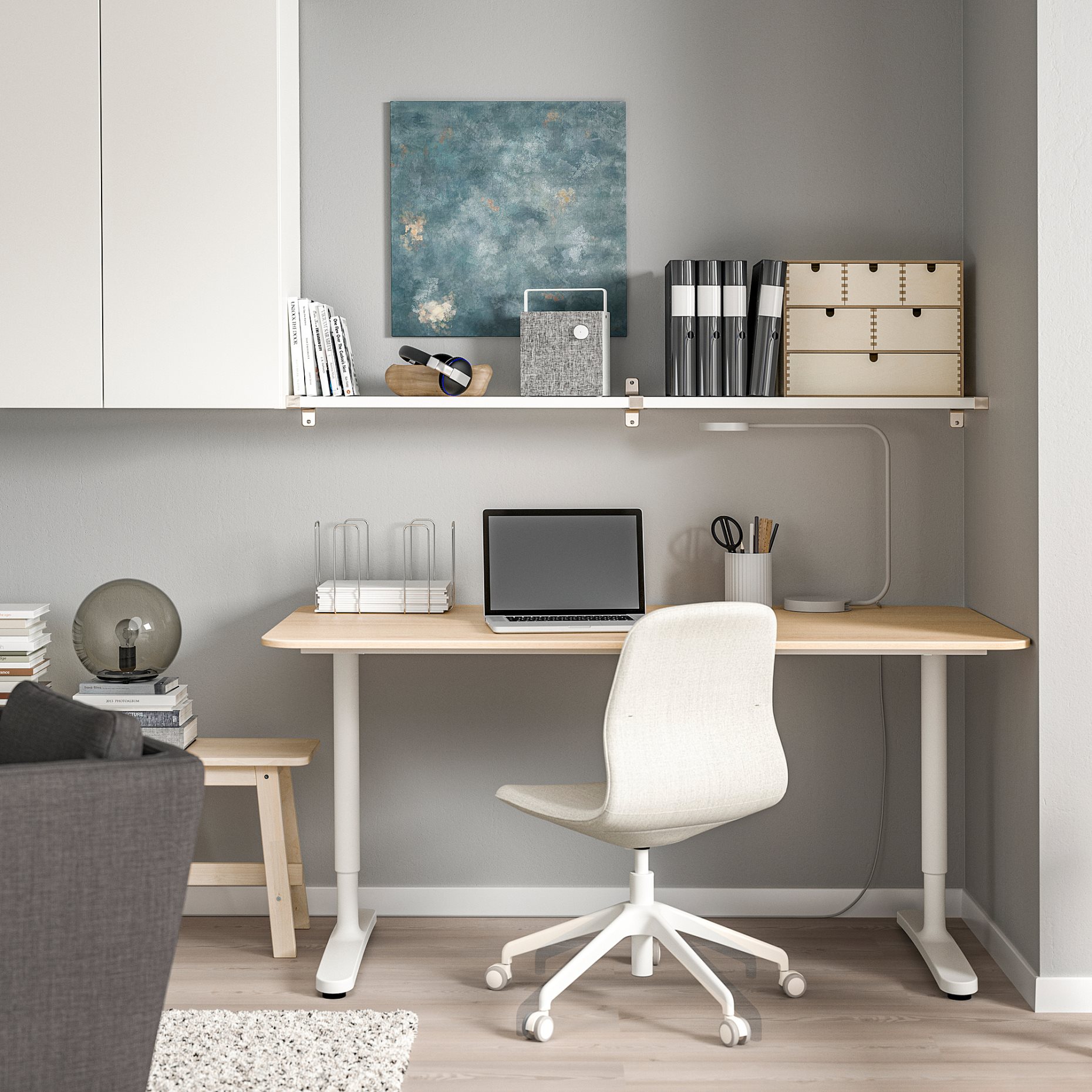 BERGSHULT/GRANHULT, wall shelf, 160x30 cm, 592.909.41