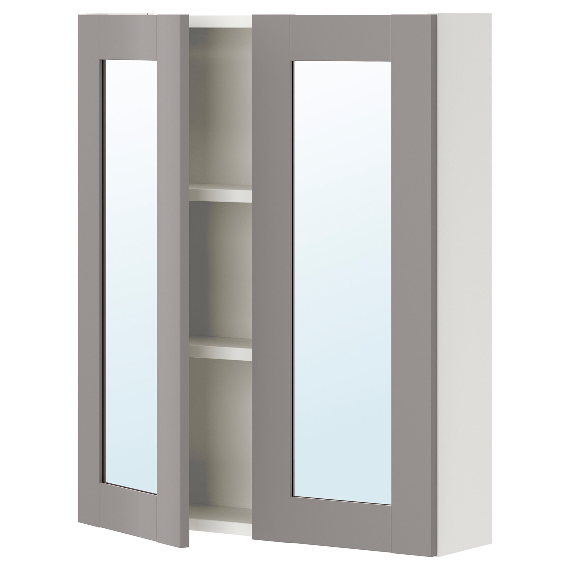 ENHET, mirror cabinet with 2 doors, 593.236.68