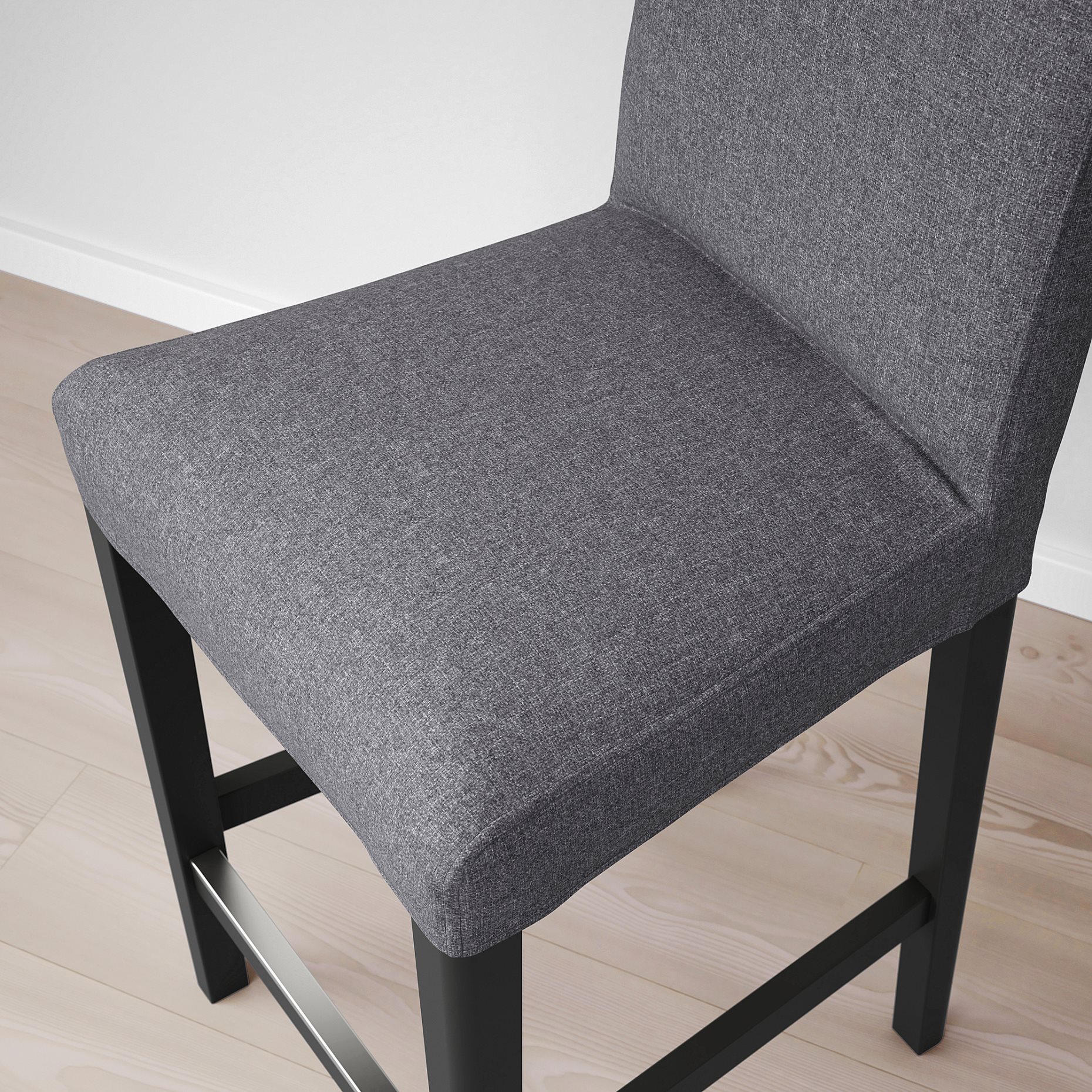 BERGMUND, bar stool with backrest, 62 cm, 593.846.90