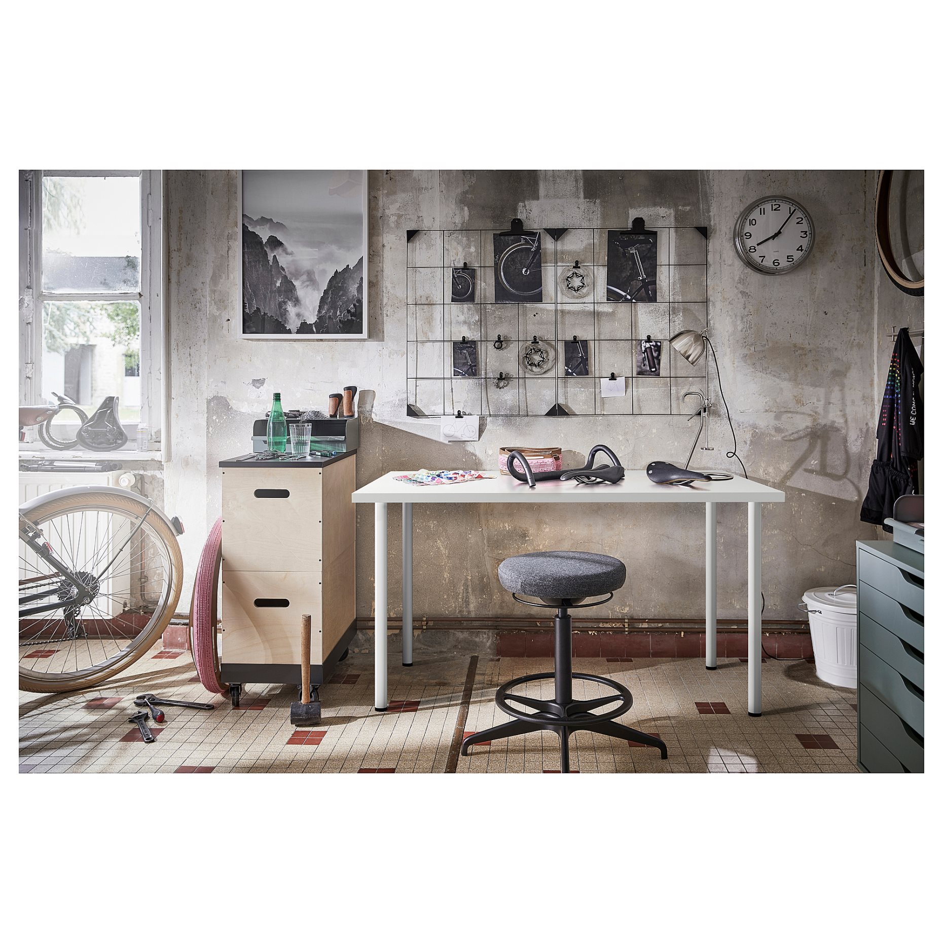 LAGKAPTEN/ADILS, desk, 140x60 cm, 594.171.53