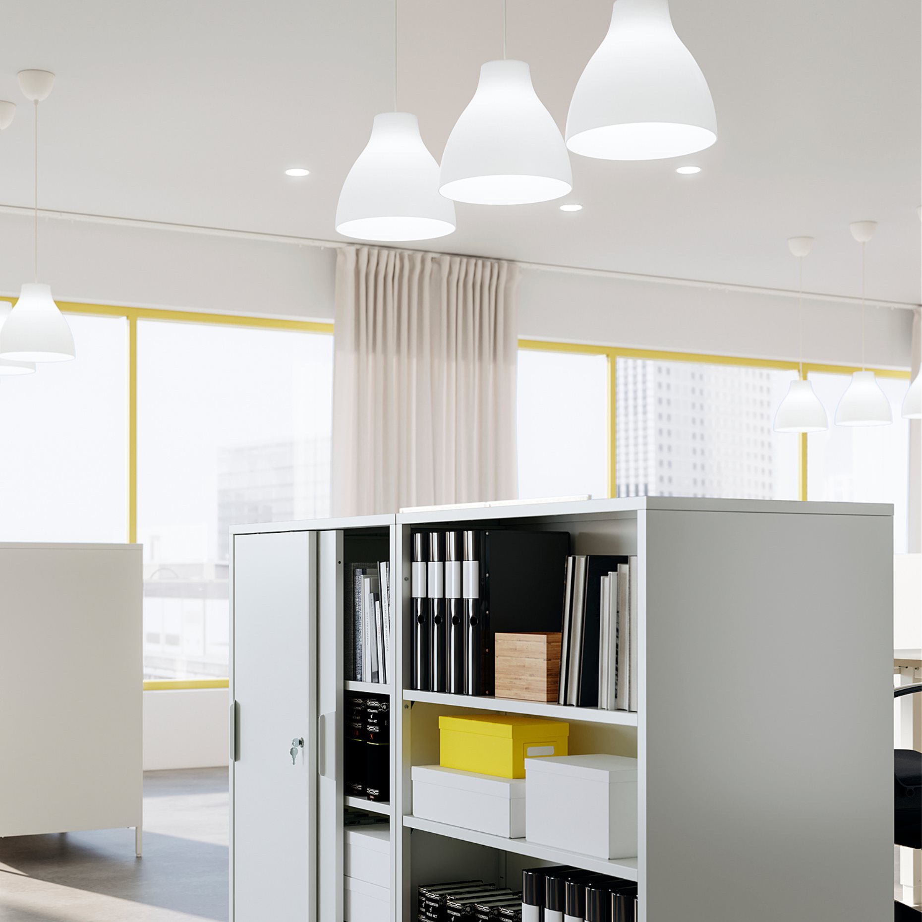 TROTTEN, ντουλάπι με συρόμενες πόρτες, 160x110 cm, 594.296.60