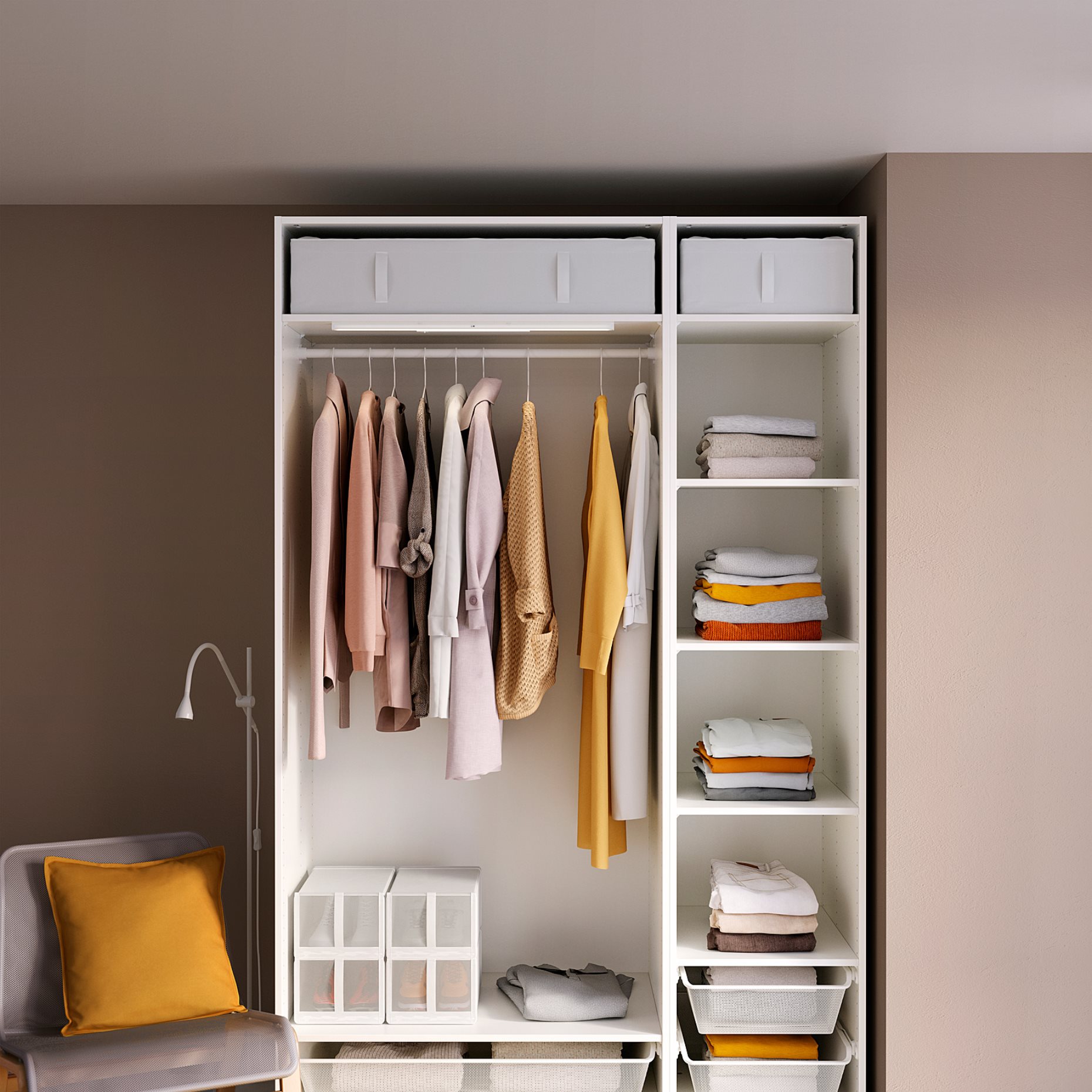 PAX, wardrobe combination, 150x58x236 cm, 595.027.40